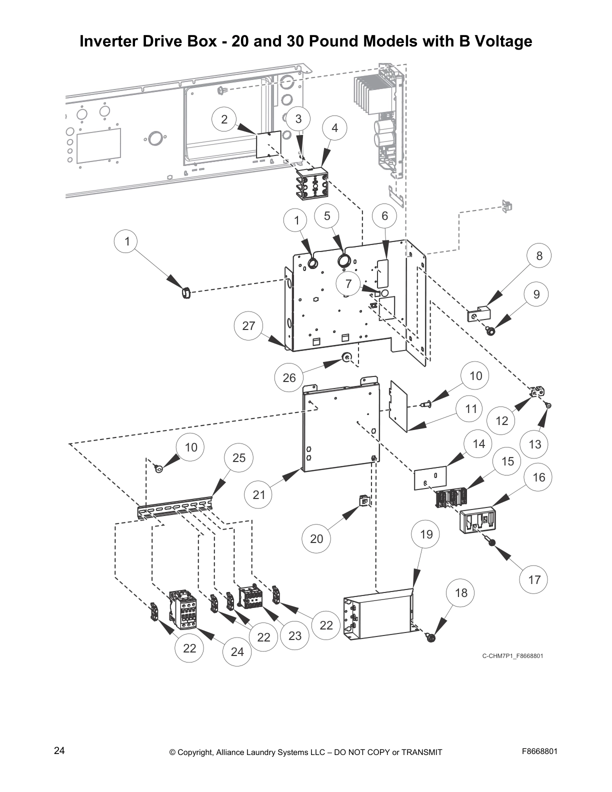 Inverter Drive Box - 20 and 30 Pound Models with B Voltage