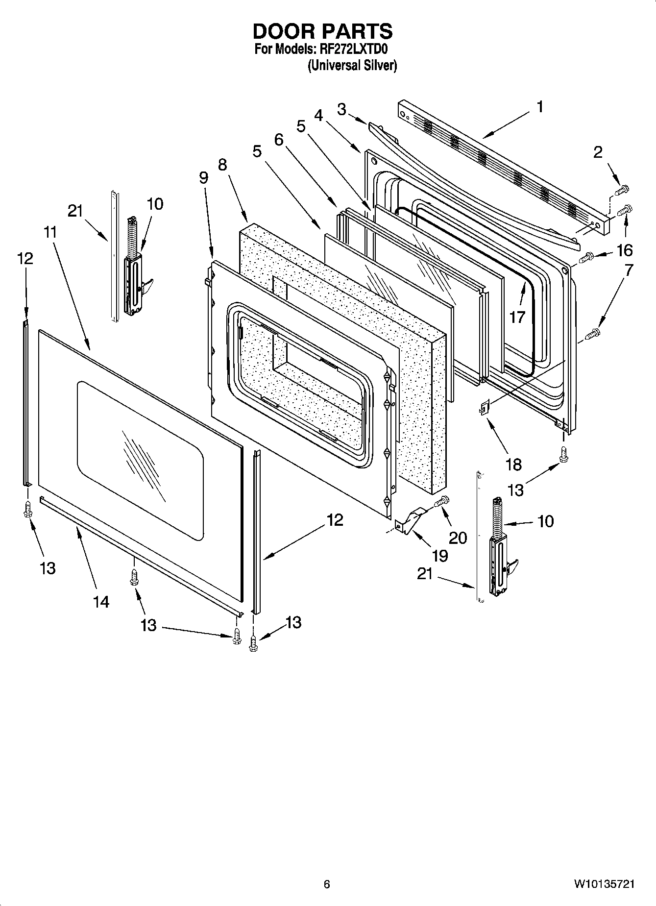 05 - DOOR PARTS, OPTIONAL PARTS (NOT INCLUDED)