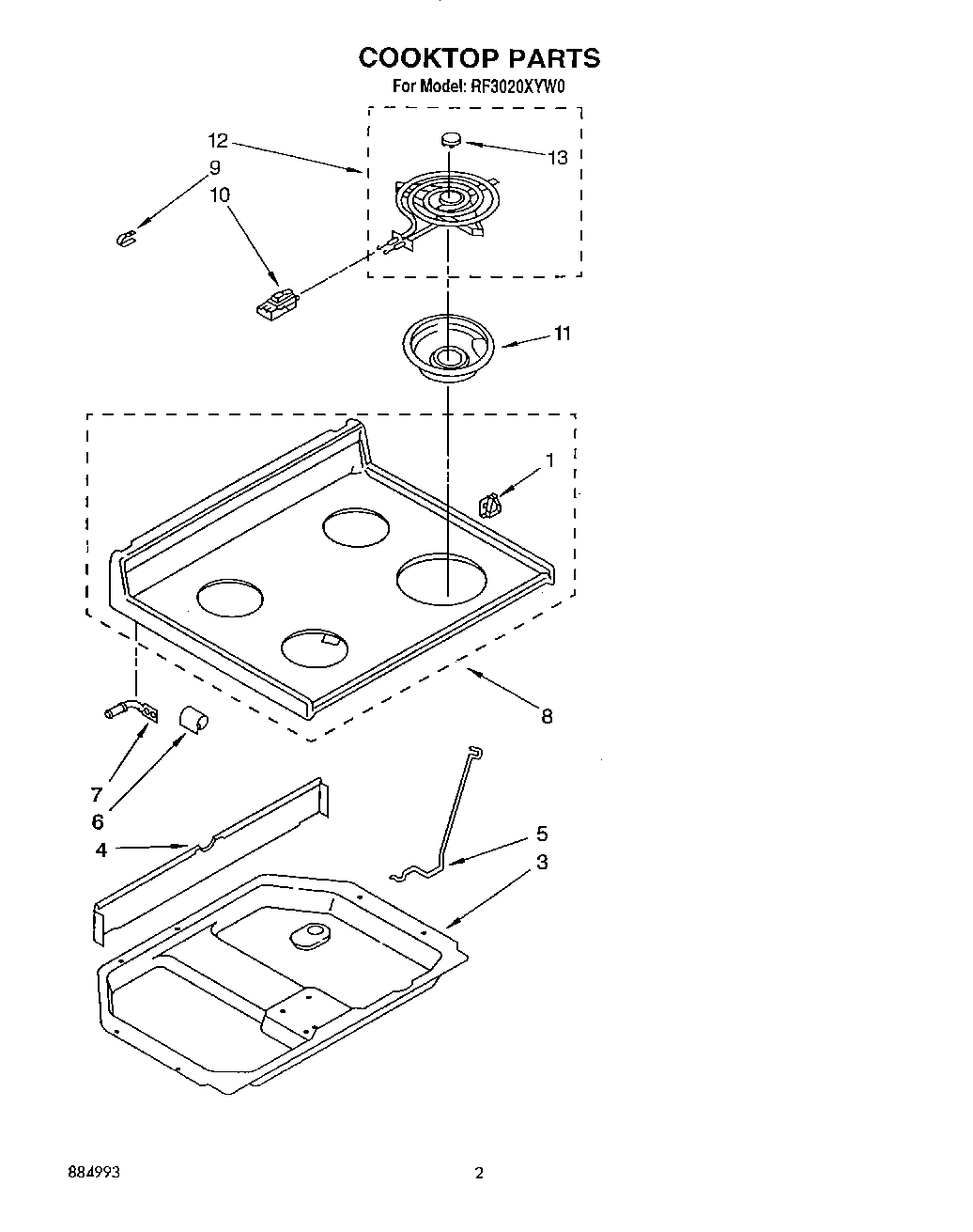 02 - COOKTOP, LIT/OPTIONAL