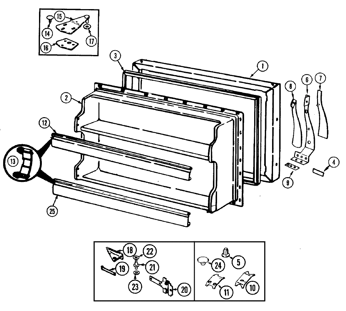 02 - FREEZER DOOR