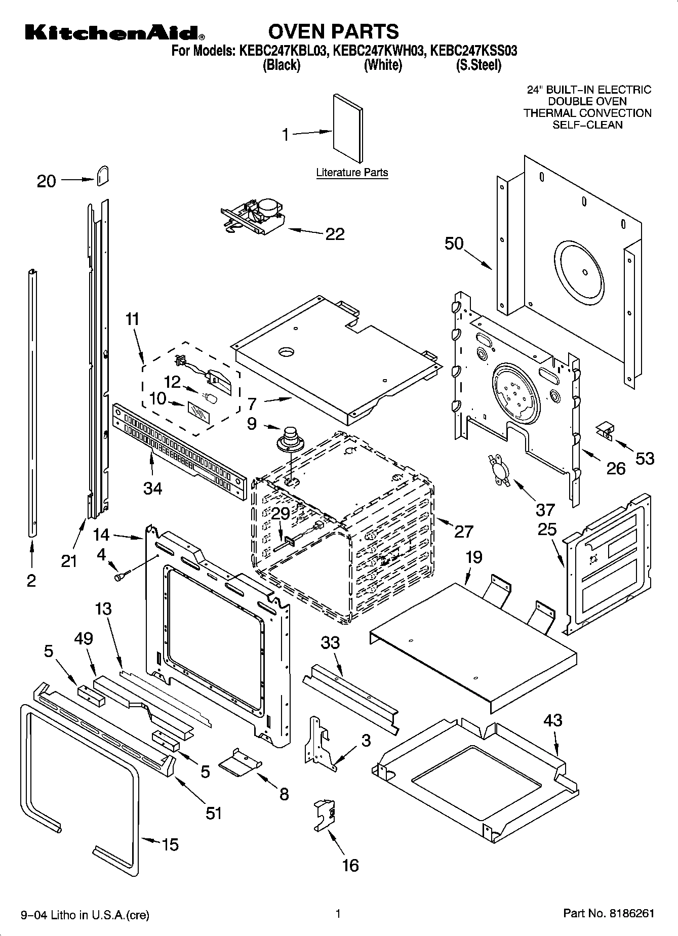 01 - OVEN PARTS