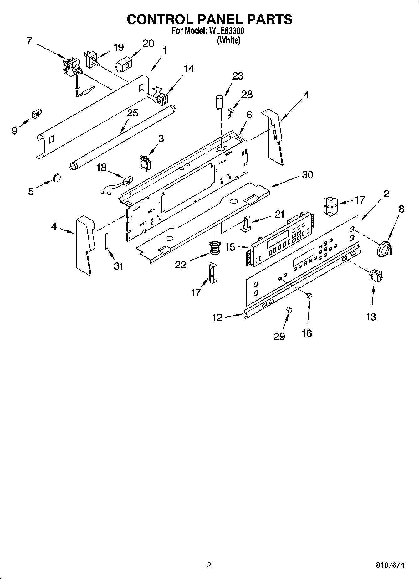 02 - CONTROL PANEL PARTS
