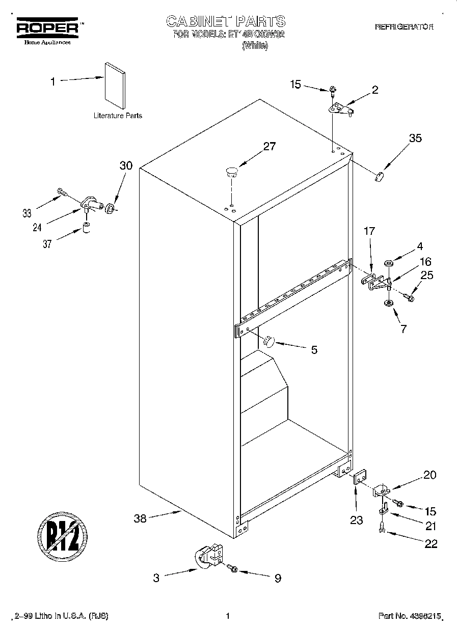 01 - CABINET, LITERATURE