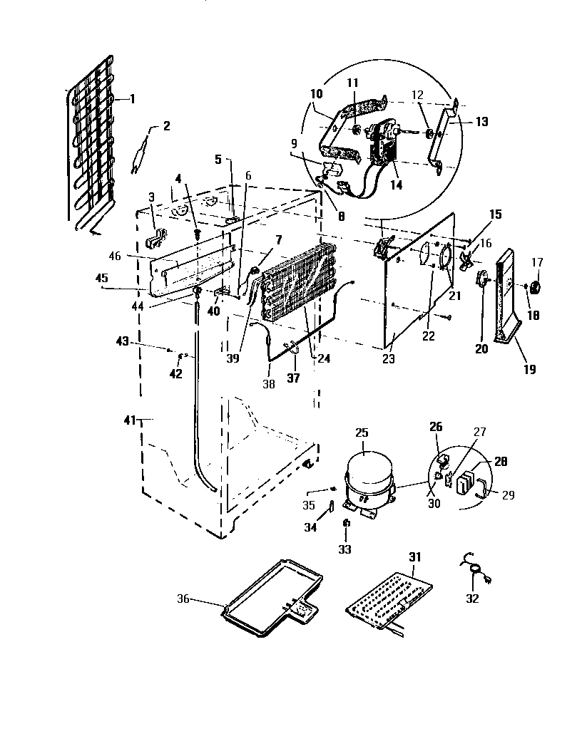 04 - EVAPORATOR, FAN ASSY.