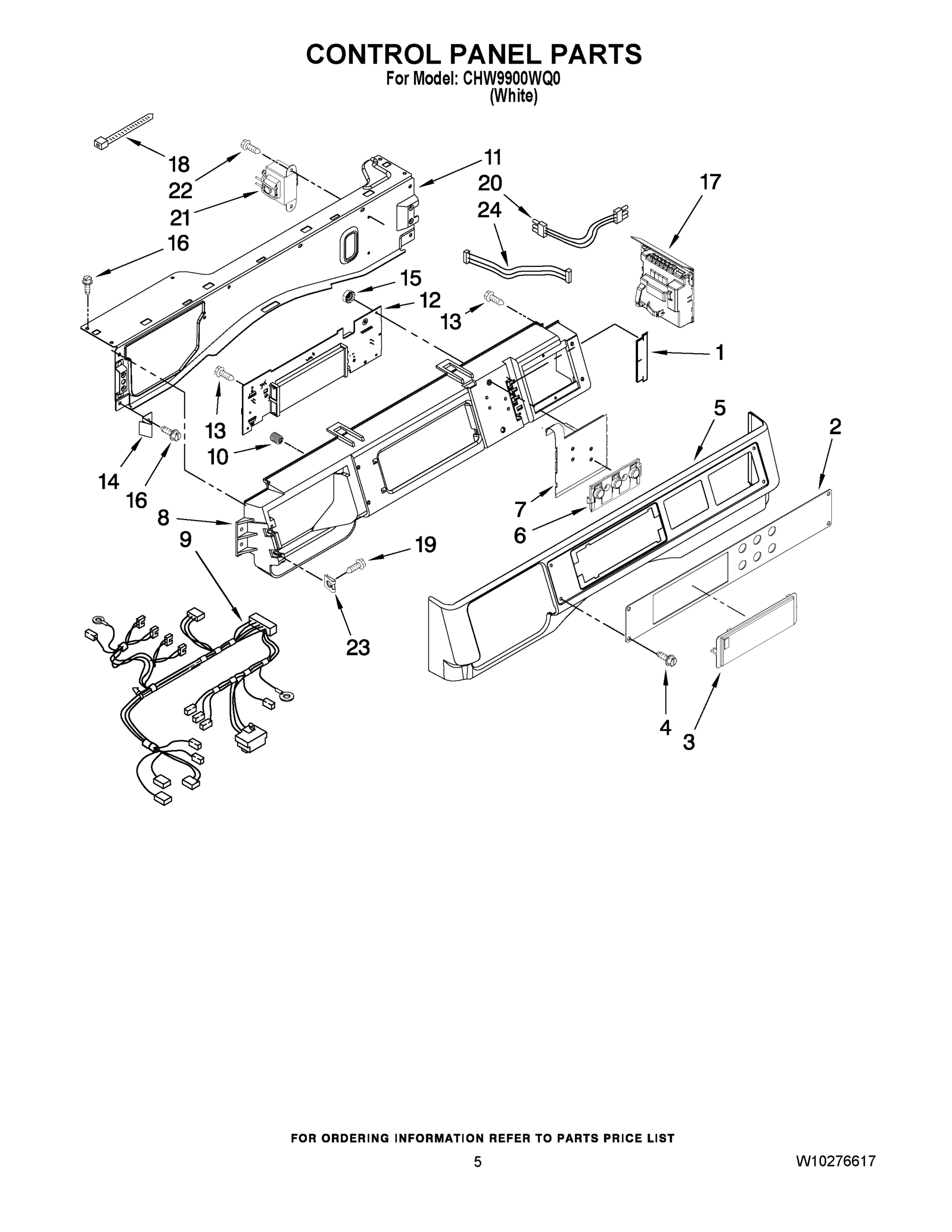 03 - CONTROL PANEL PARTS