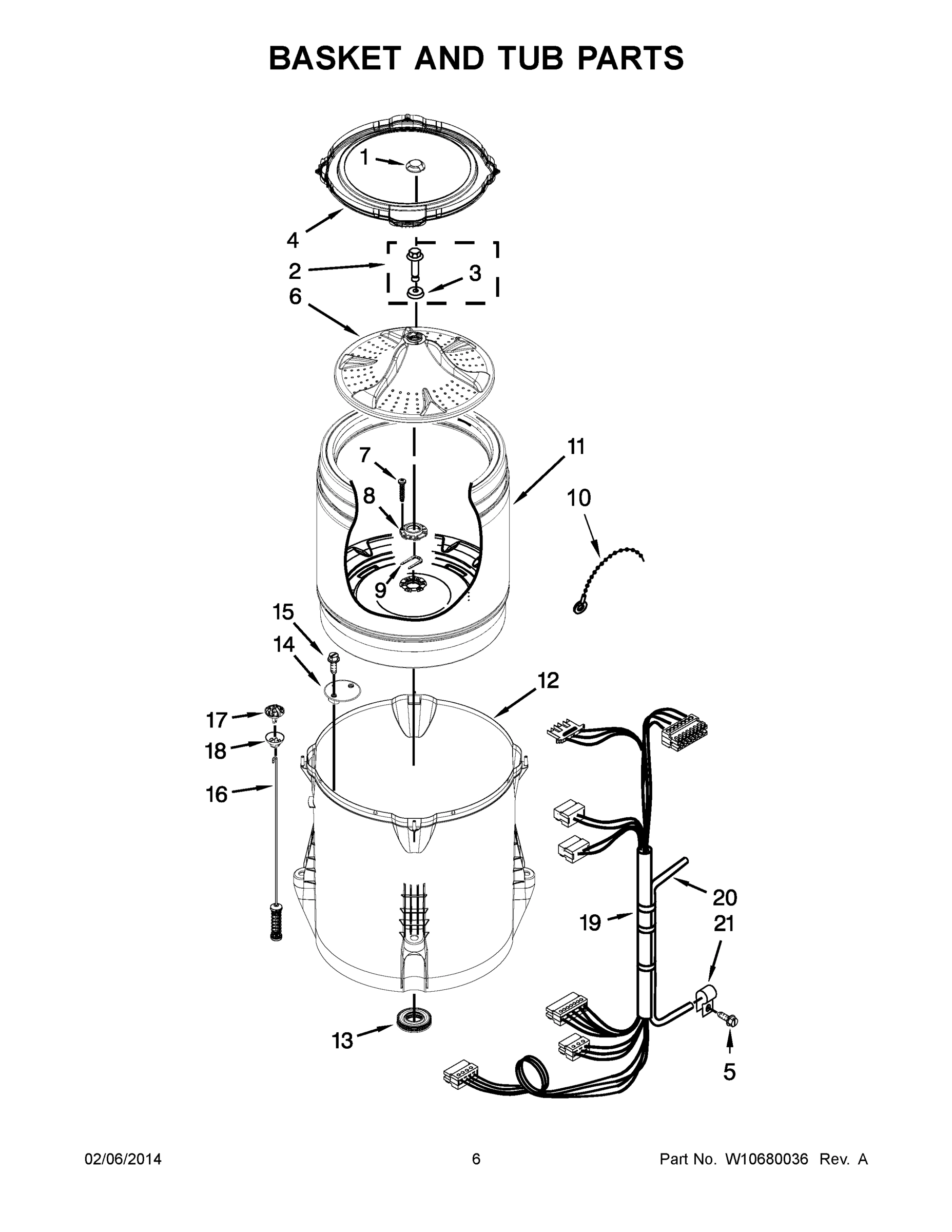 04 - BASKET AND TUB PARTS