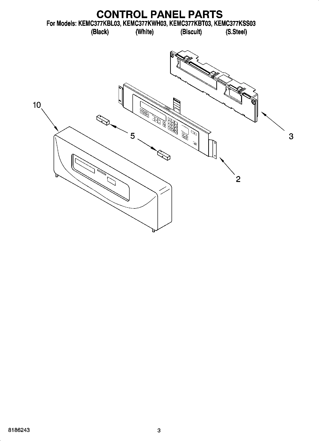 02 - CONTROL PANEL PARTS