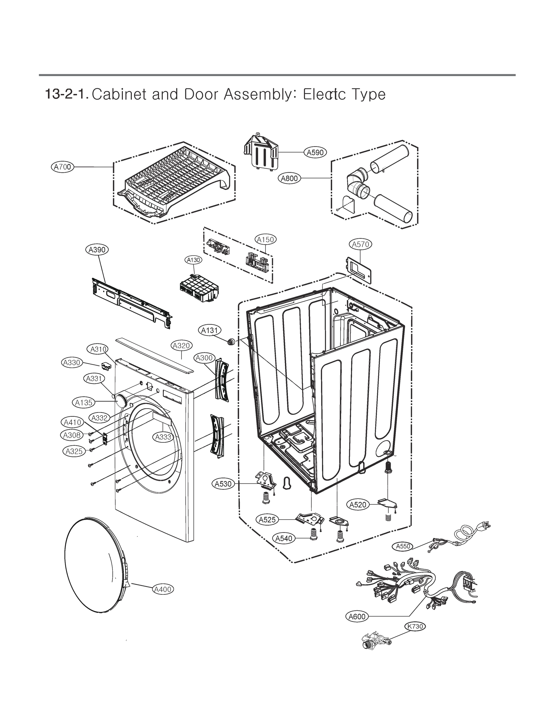 CABINET AND DOOR ASSEMBLY