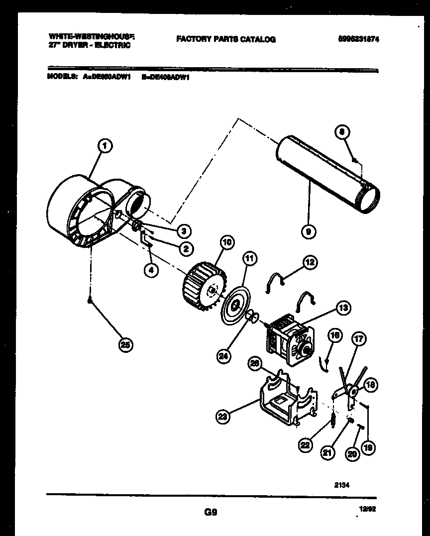 05 - MOTOR AND BLOWER PARTS