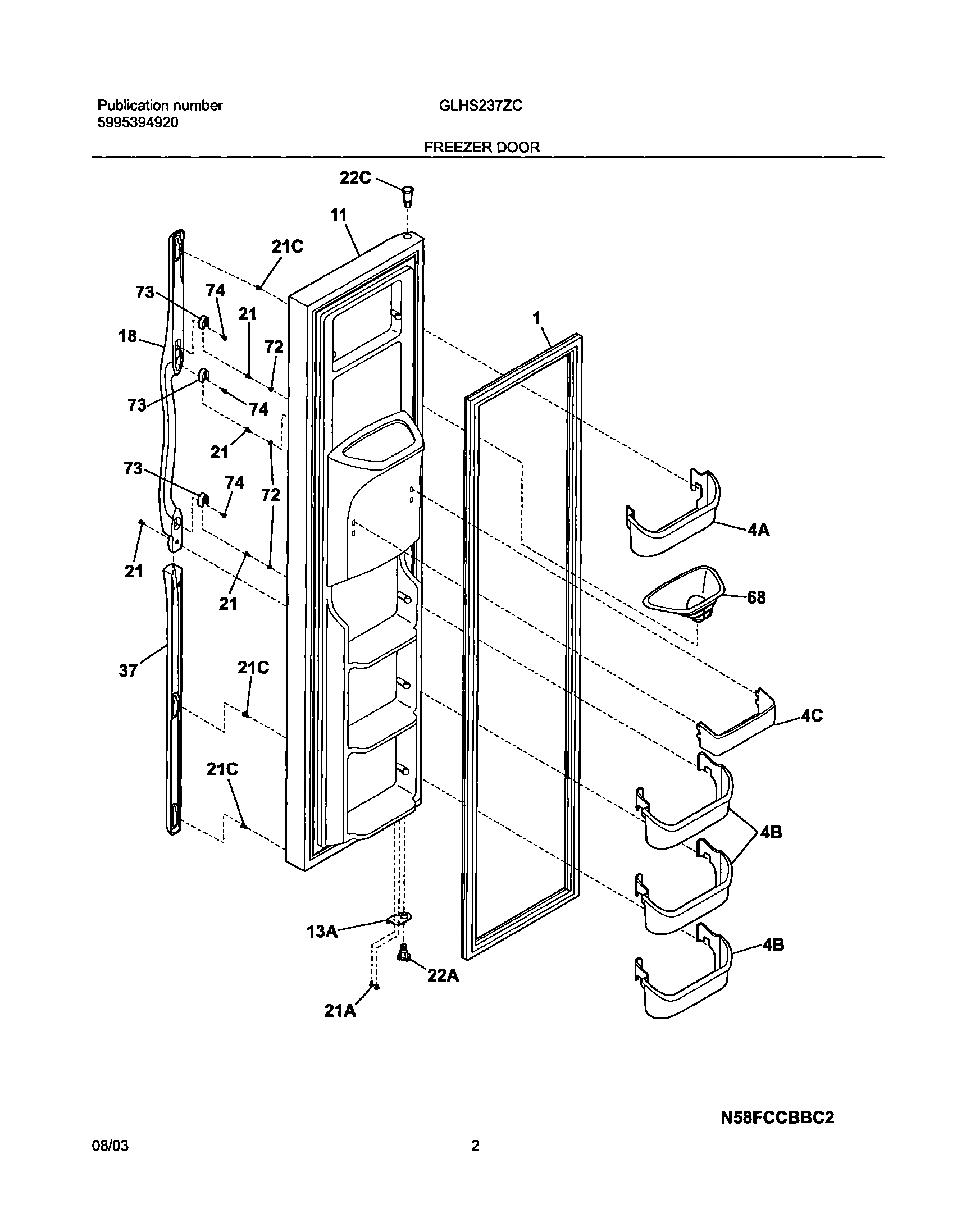 03 - FREEZER DOOR