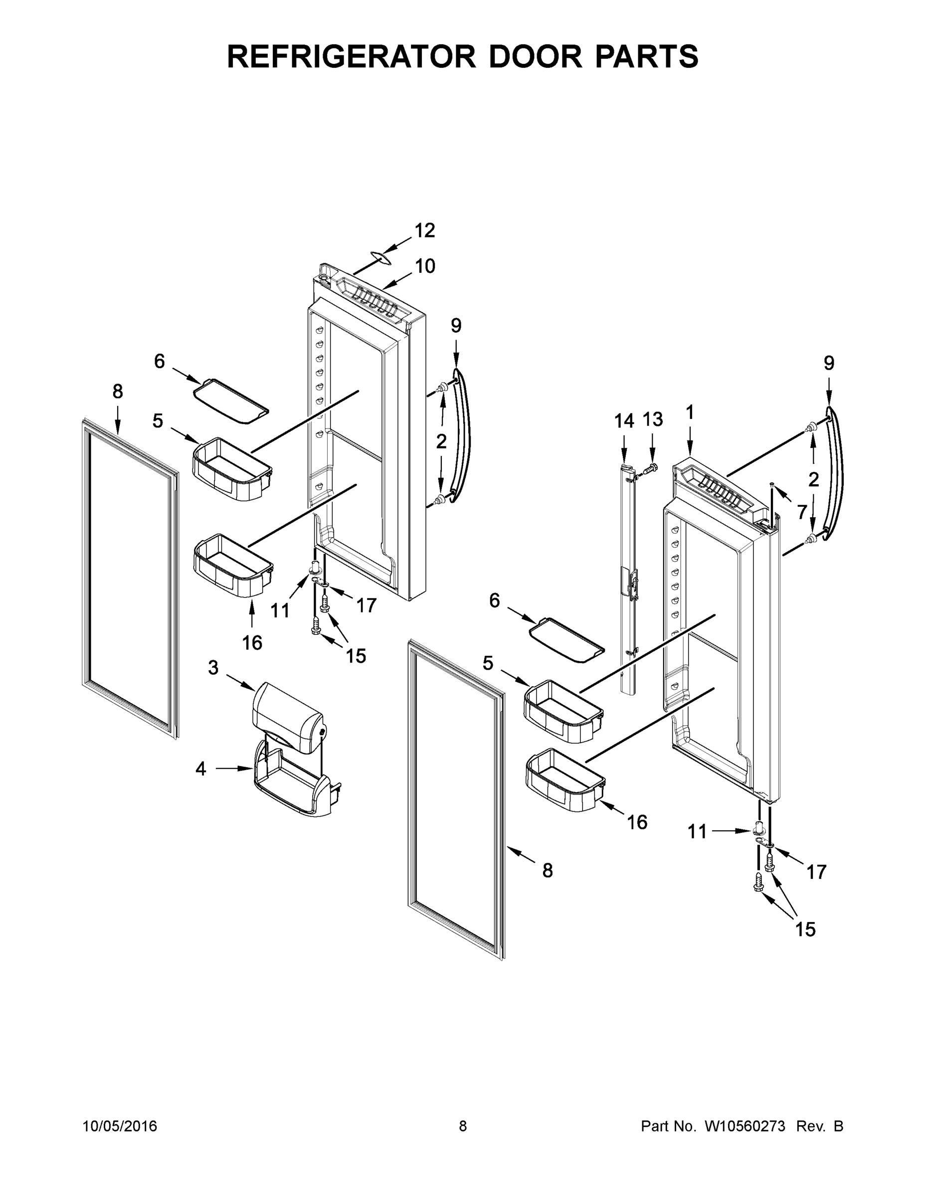 05 - REFRIGERATOR DOOR PARTS