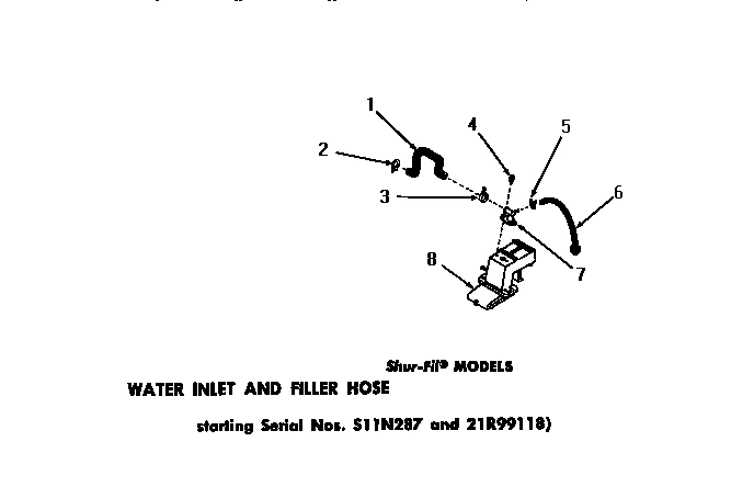 28 - WATER INLET & FILLER HOSE
