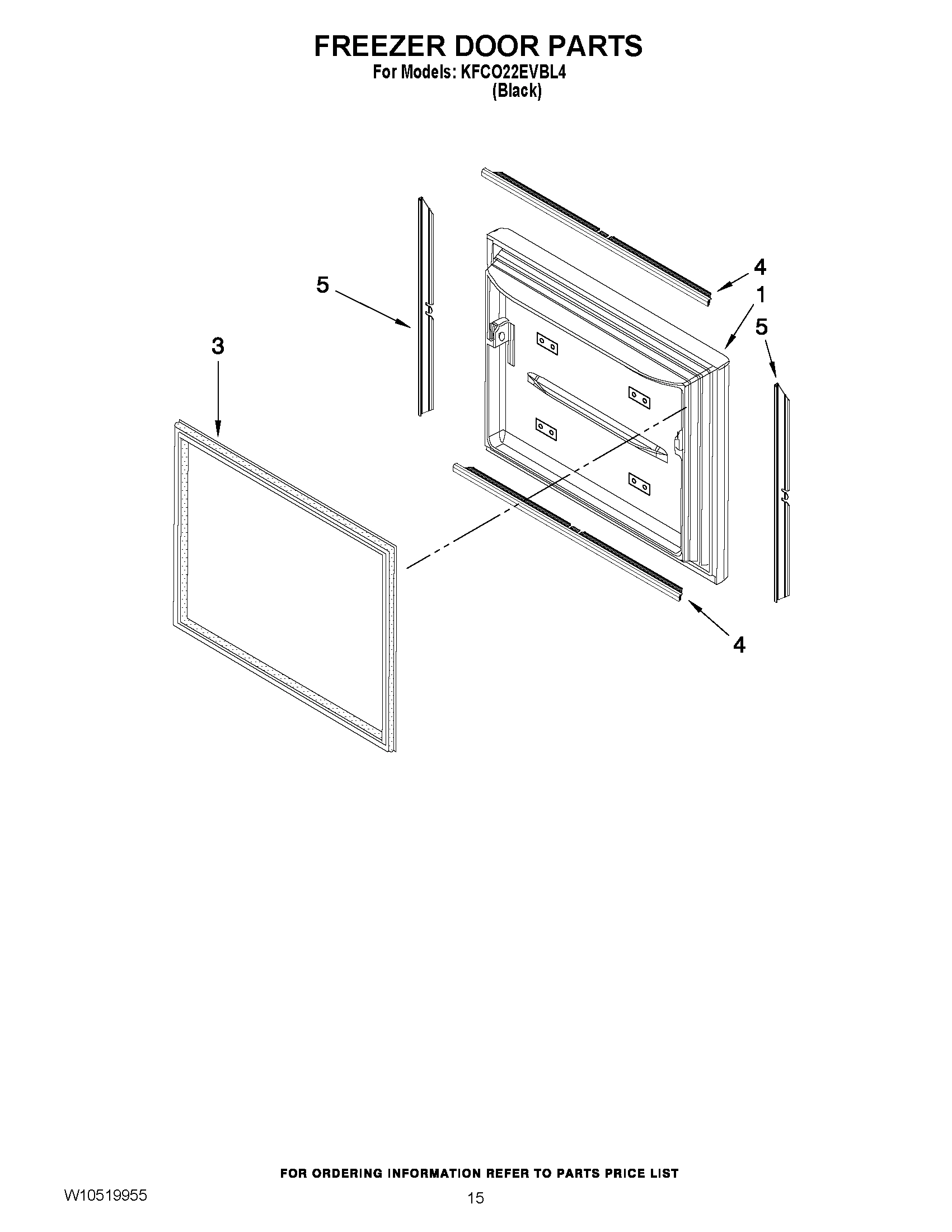 08 - FREEZER DOOR PARTS
