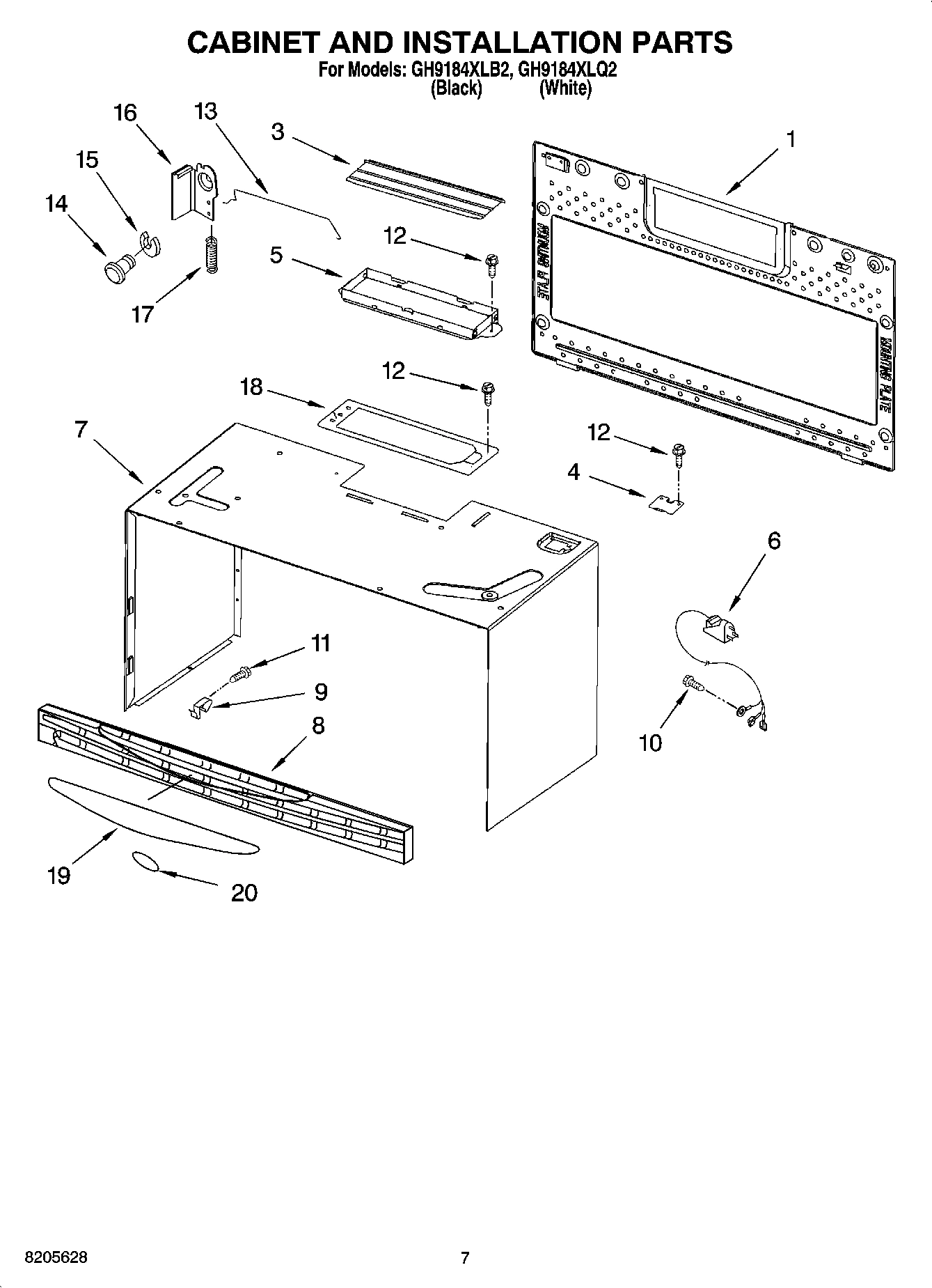 06 - CABINET AND INSTALLATION PARTS