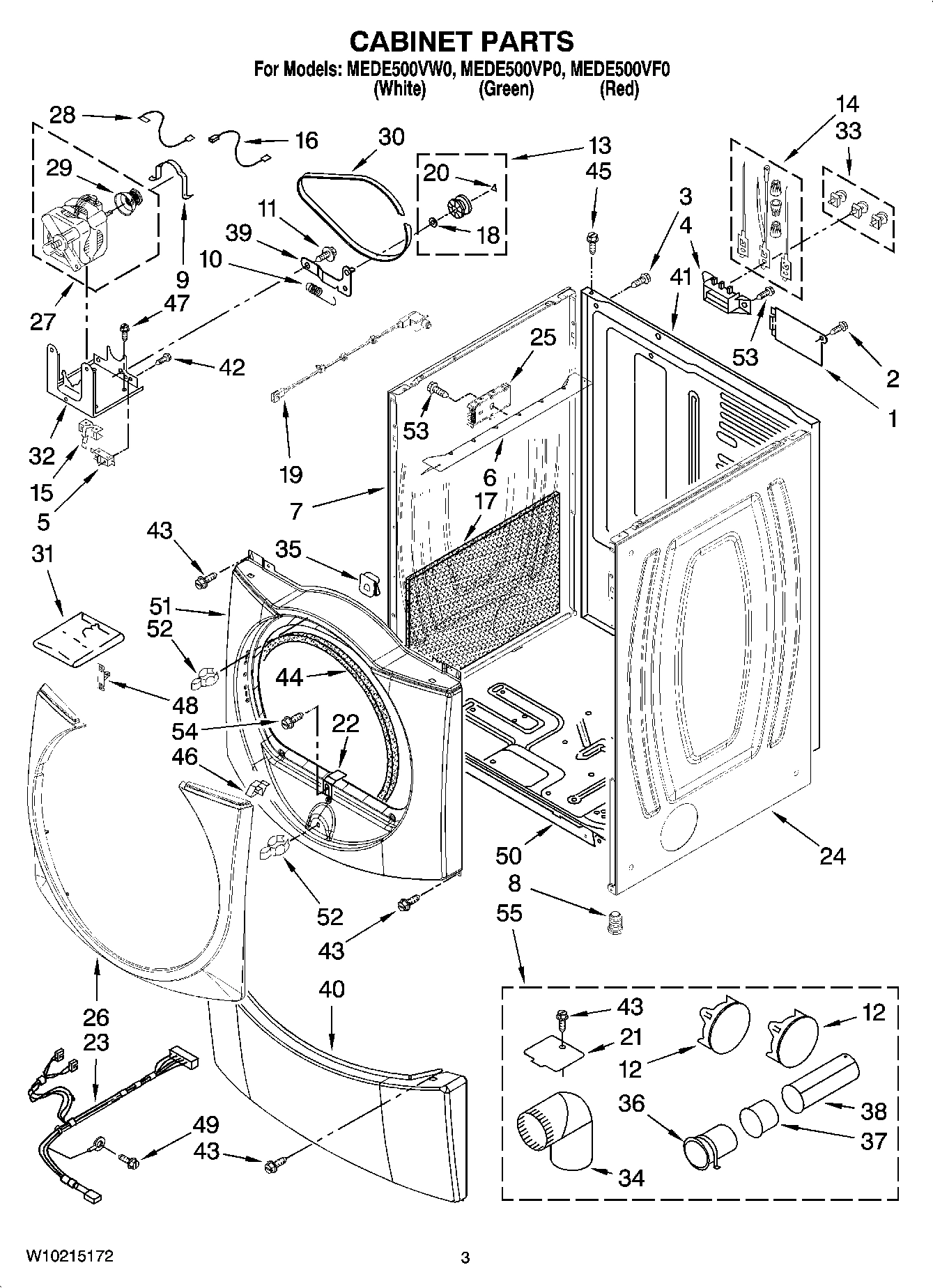 02 - CABINET PARTS