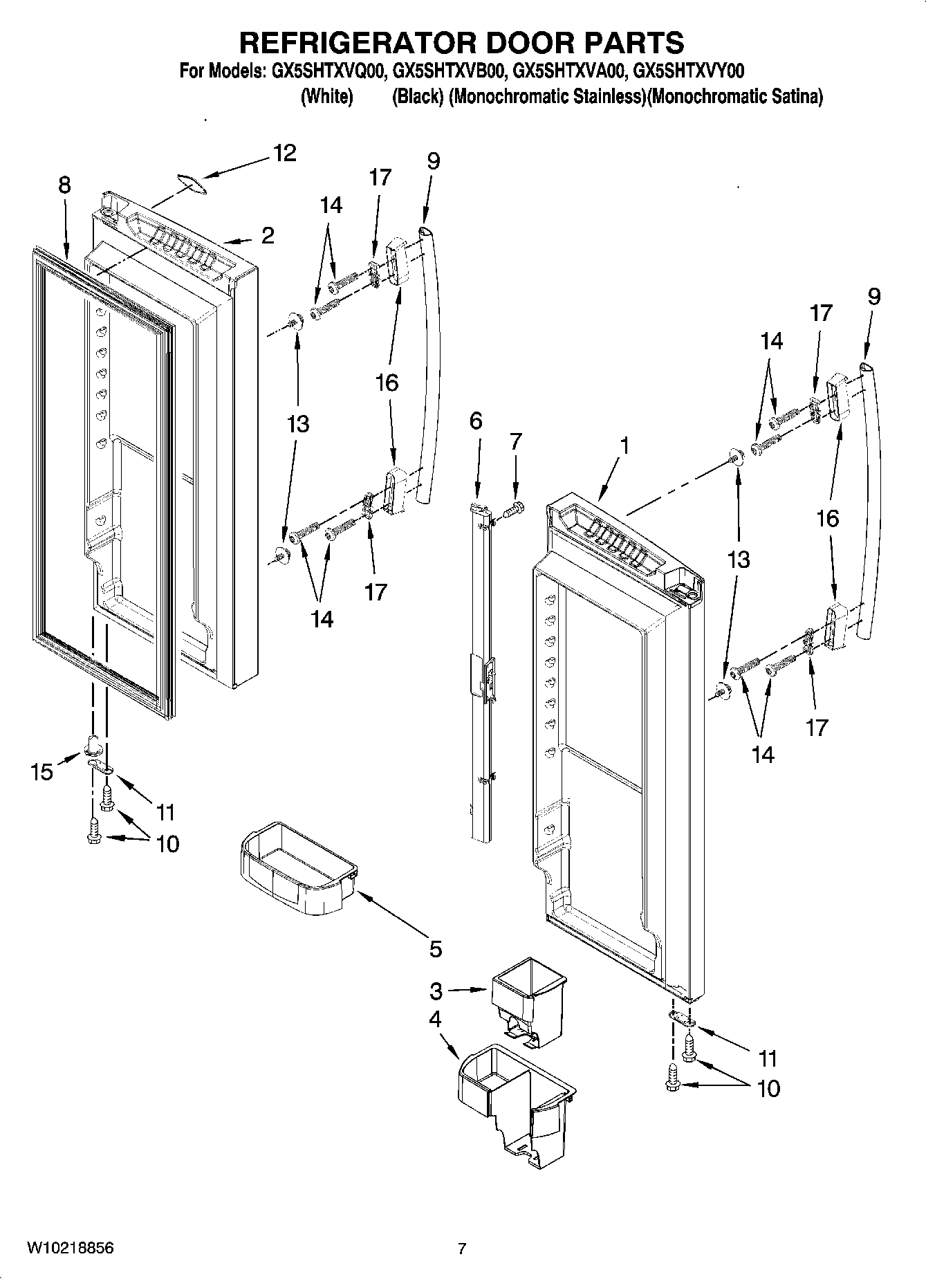 05 - REFRIGERATOR DOOR PARTS