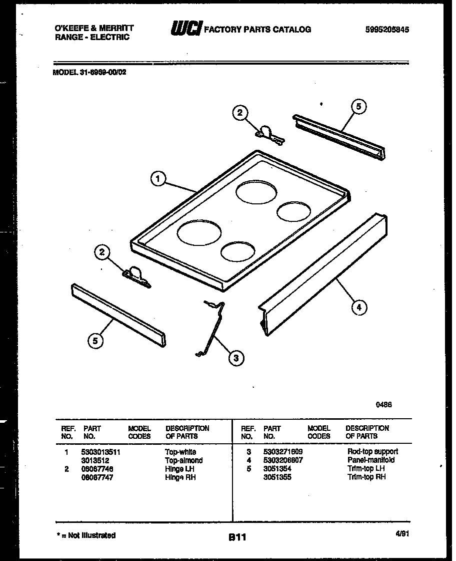 05 - COOKTOP PARTS
