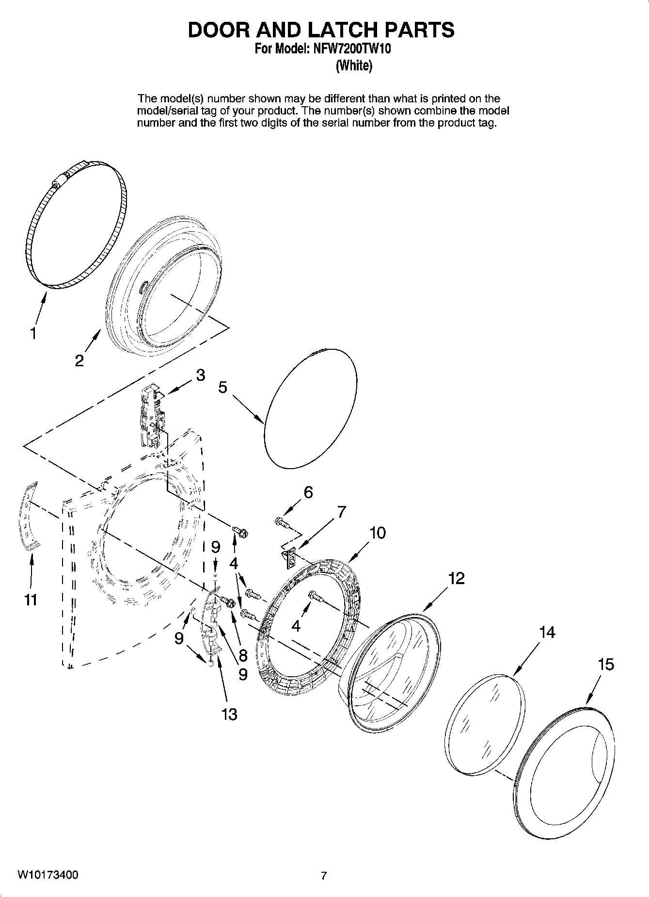 04 - DOOR AND LATCH PARTS, OPTIONAL PARTS (NOT INCLUDED)