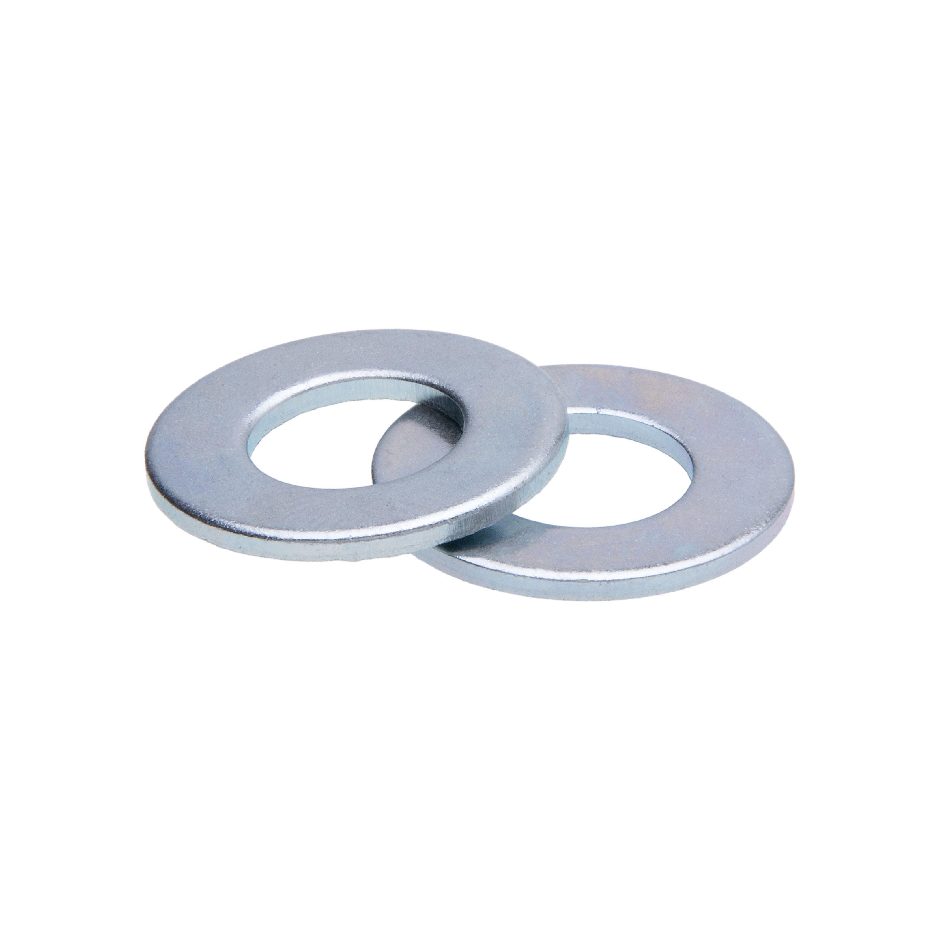 Flat Washer Kit, 485 pieces, Zinc Chromate finish, Steel, 7 sizes (100) 6, (100) 8, (100) 10, (75) 1/4 in., (50) 5/16 in., (35) 3/8 in., (25) 1/2 in.