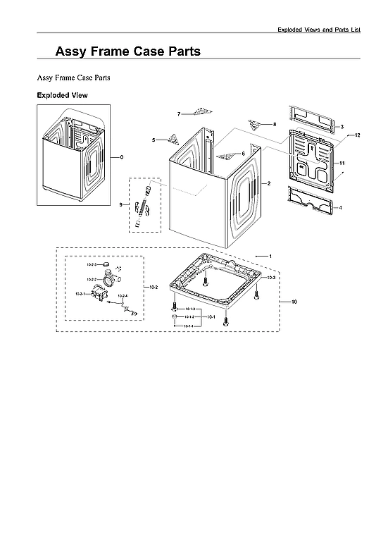 Case Frame Assembly