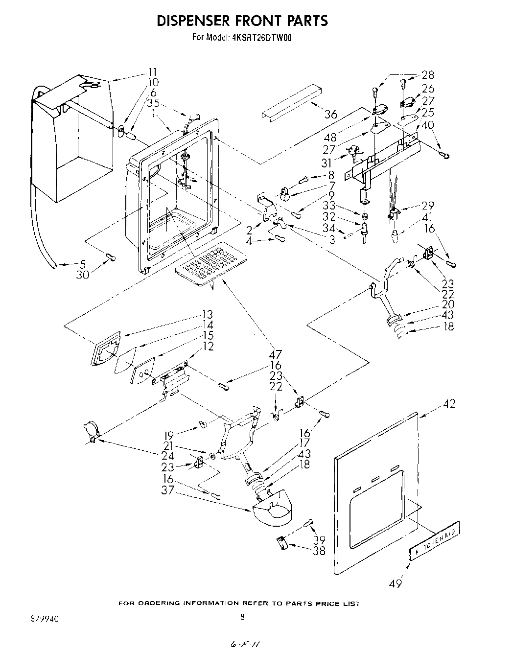 05 - DISPENSER FRONT