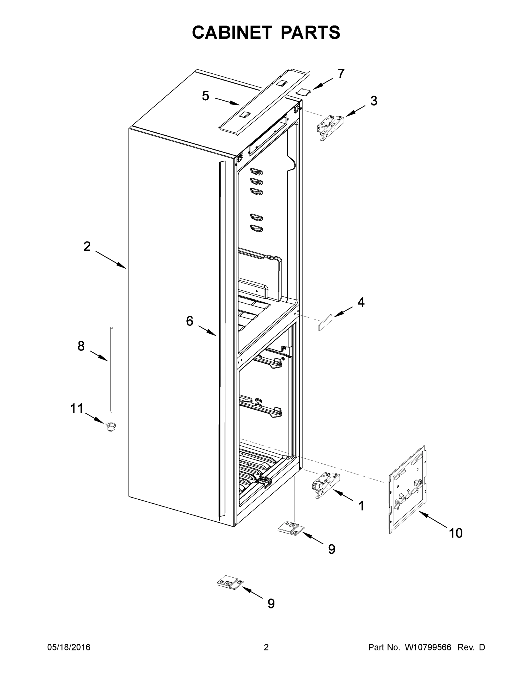 02 - CABINET PARTS