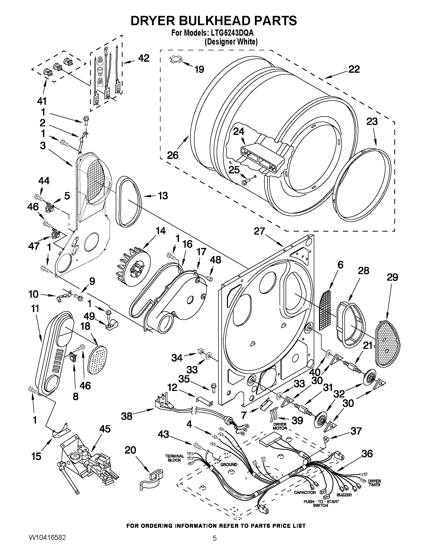 04 - DRYER BULKHEAD PARTS