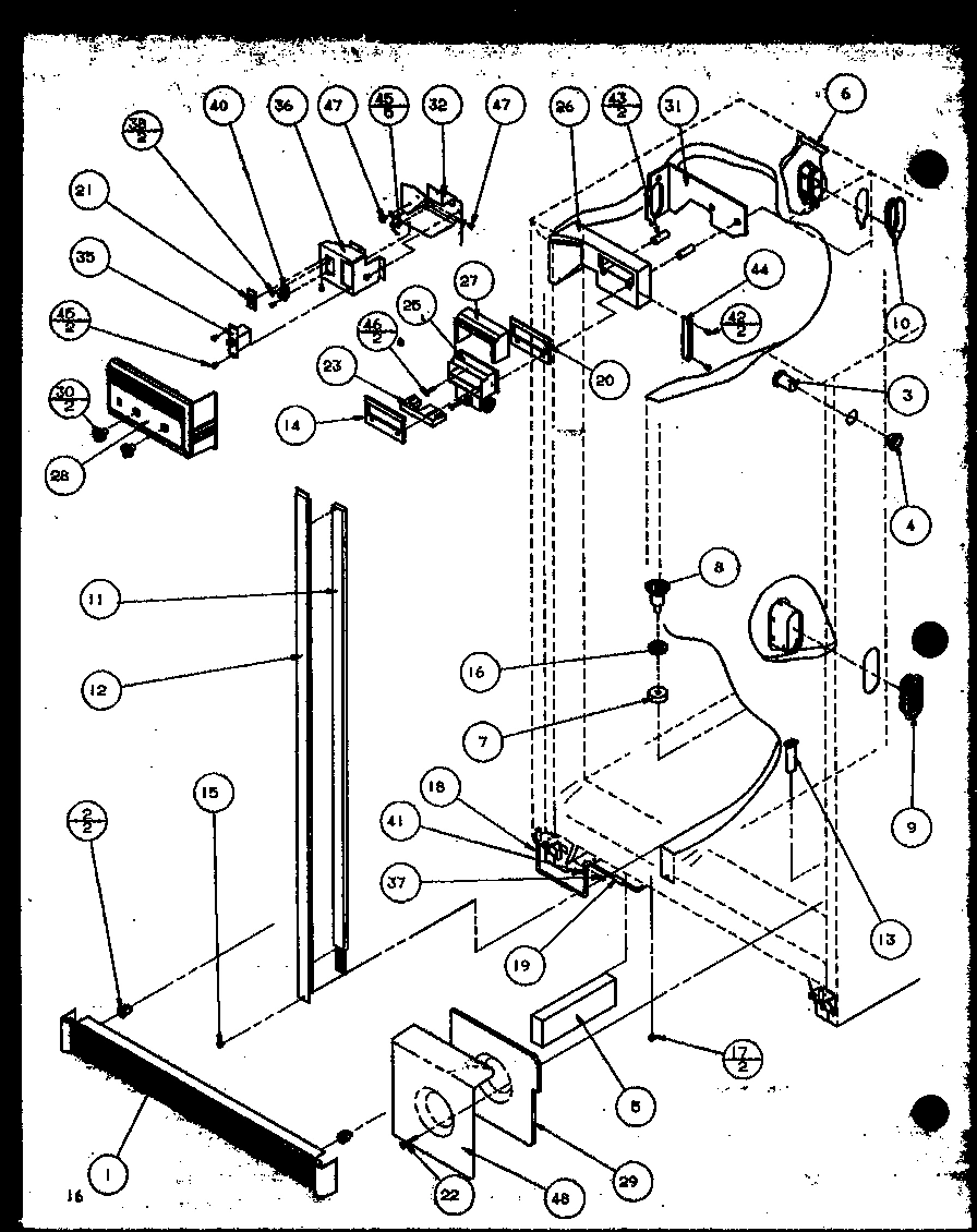 14 - REF/FZ CONTROLS AND CABINET PART