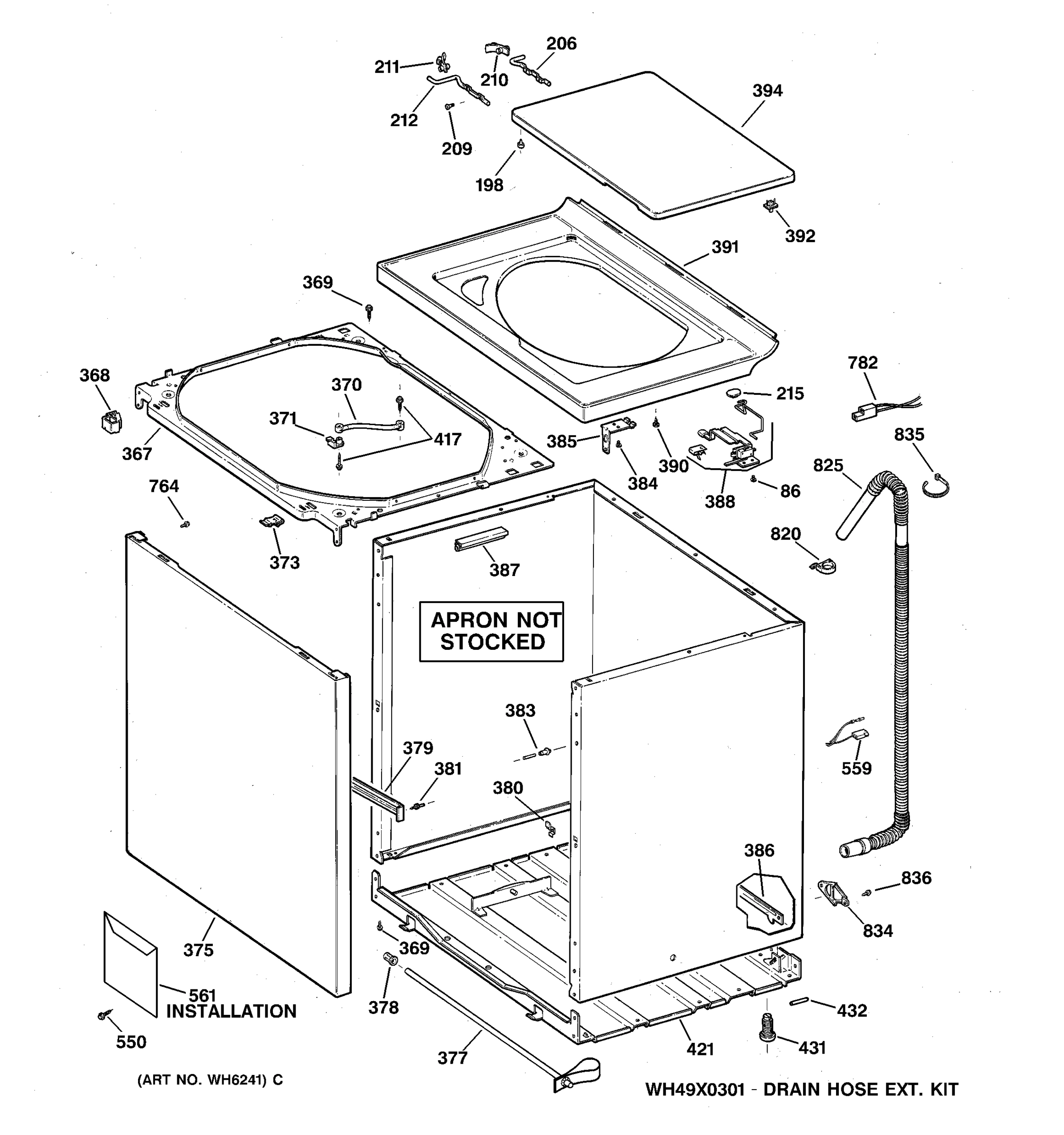 CABINET, COVER & FRONT PANEL