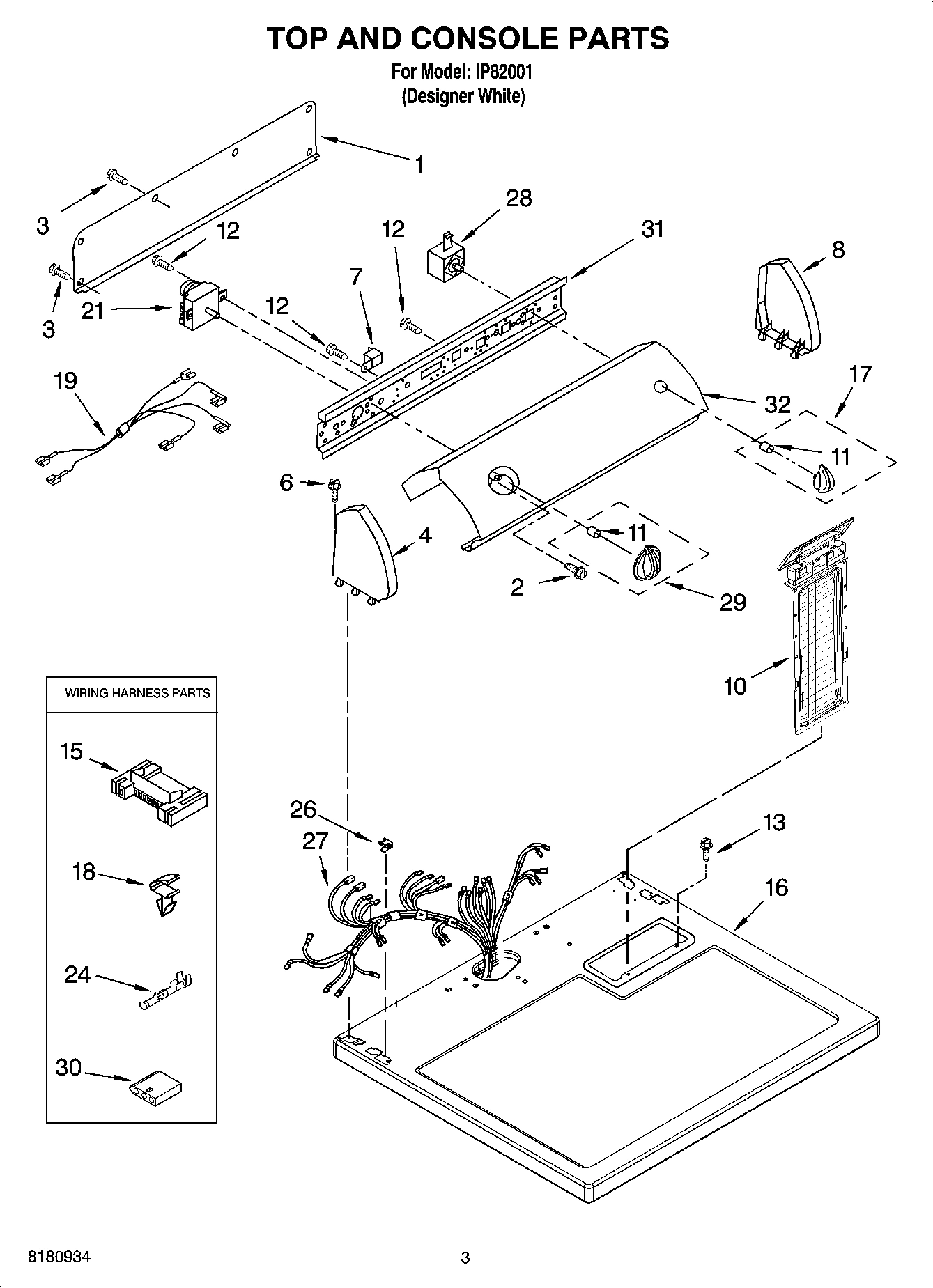 02 - TOP AND CONSOLE PARTS