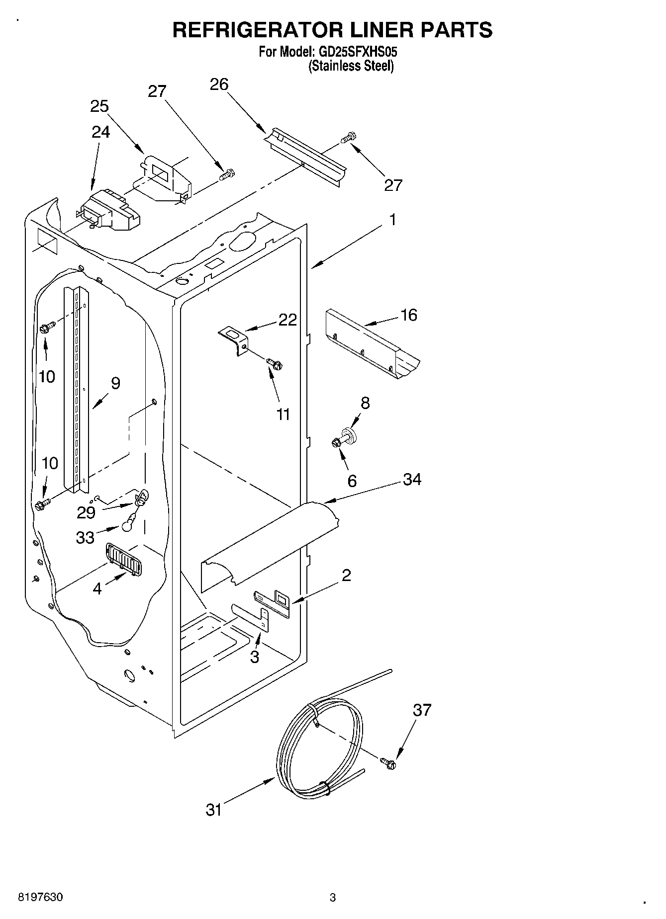 02 - REFRIGERATOR LINER