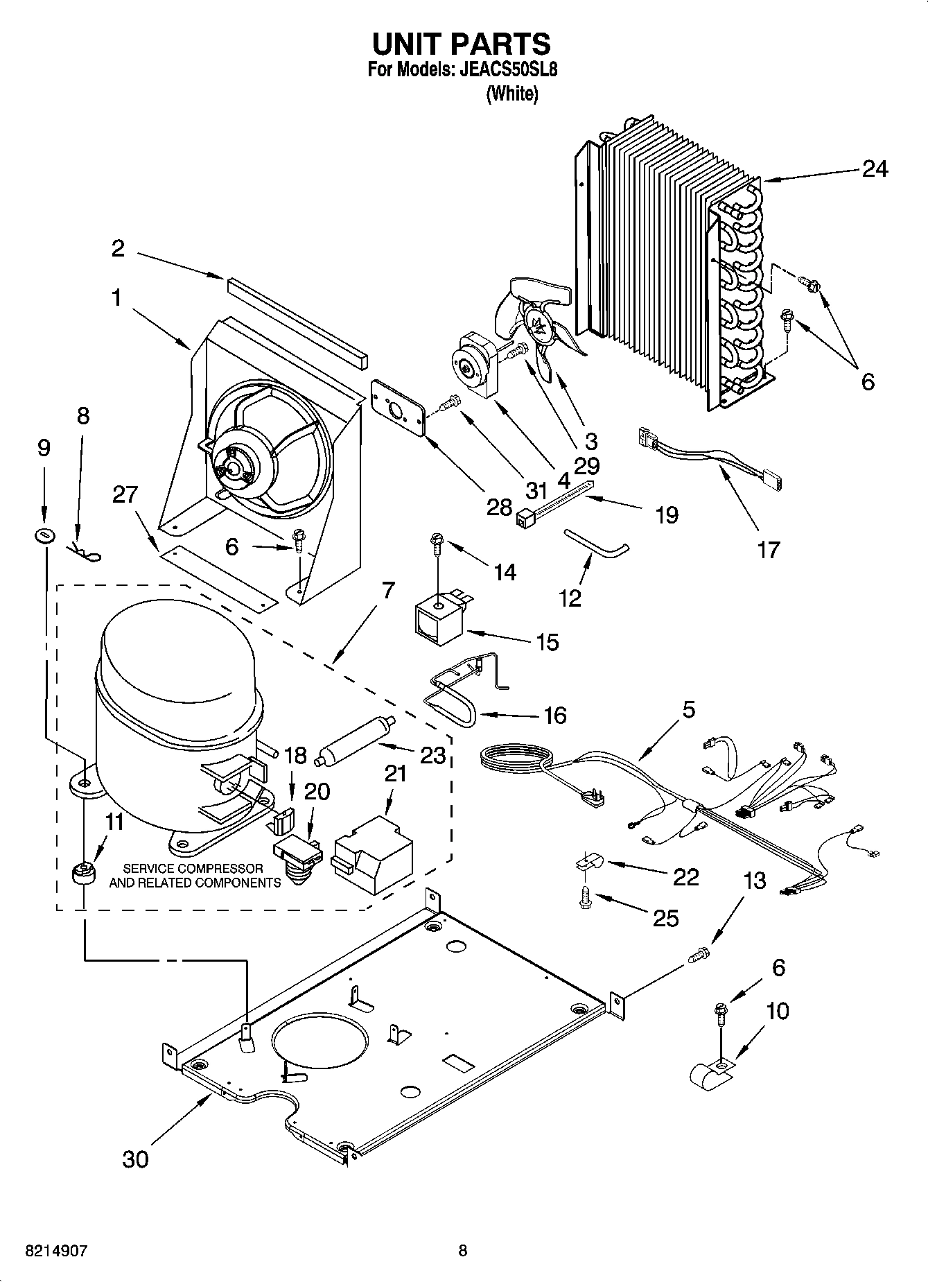 05 - UNIT PARTS, OPTIONAL PARTS