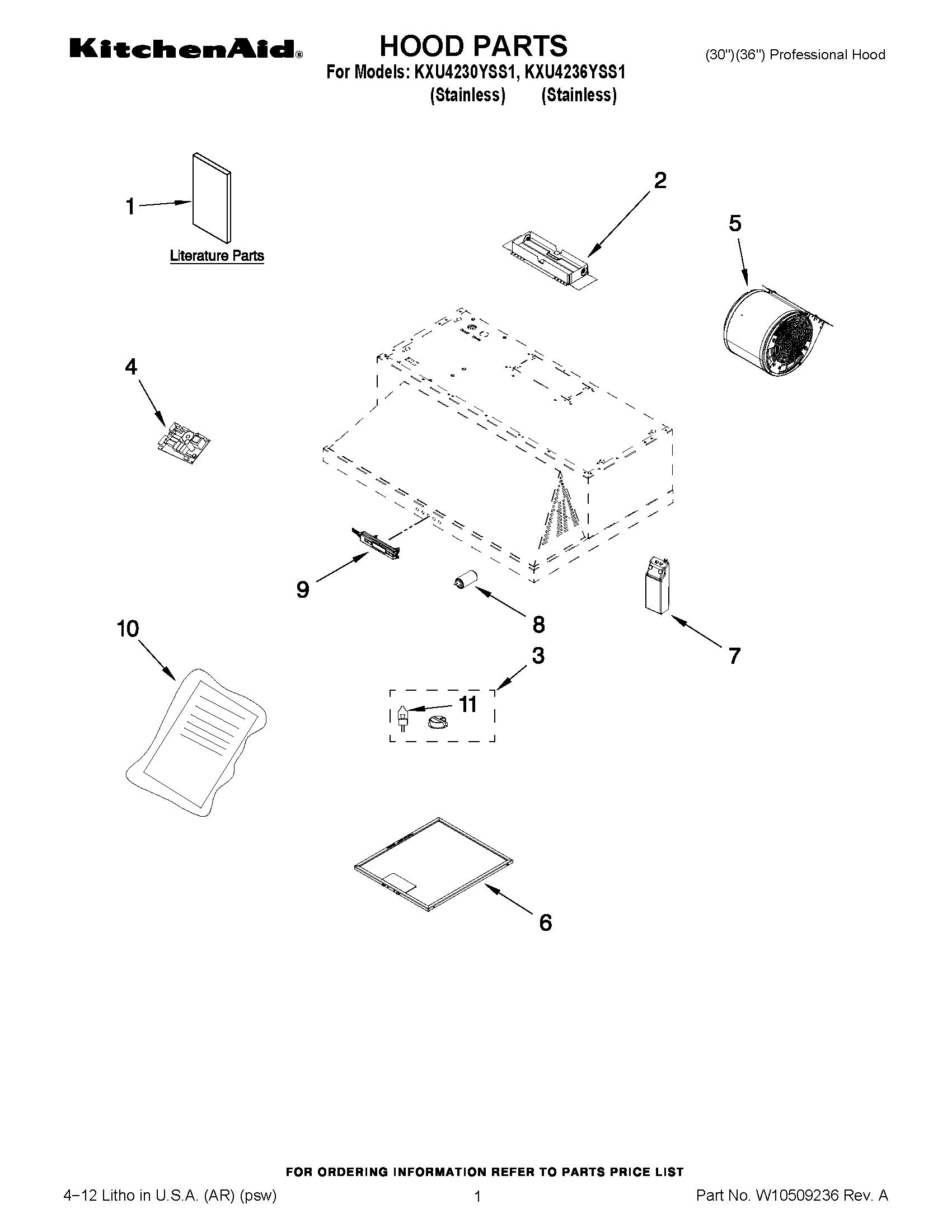 01 - HOOD PARTS