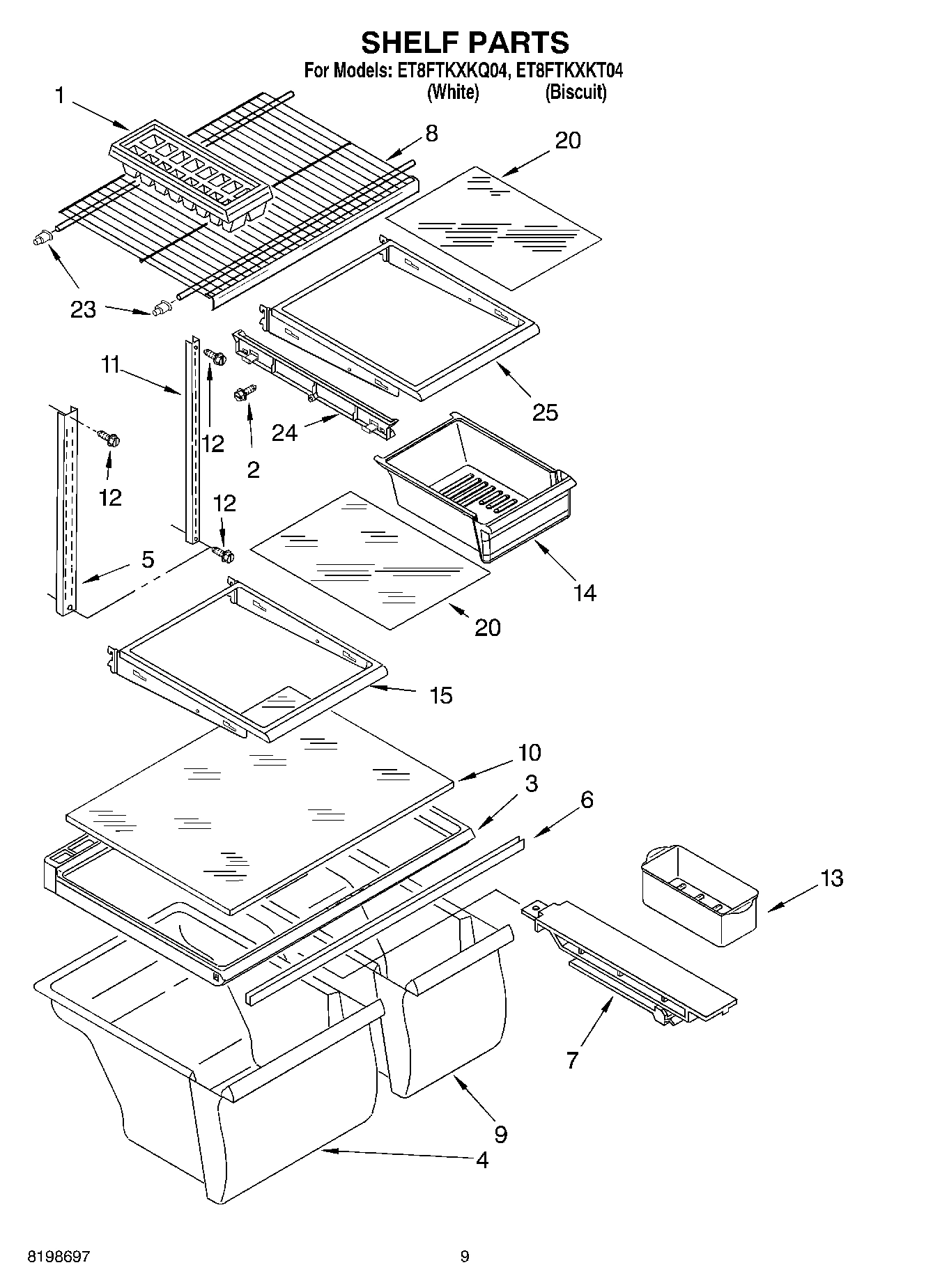 05 - SHELF PARTS, OPTIONAL PARTS
