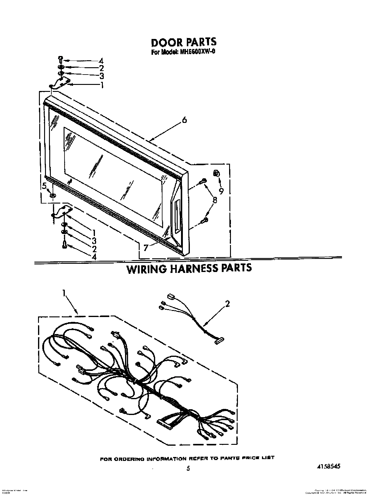 05 - DOOR, WIRING HARNESS, LIT/OPTIONAL