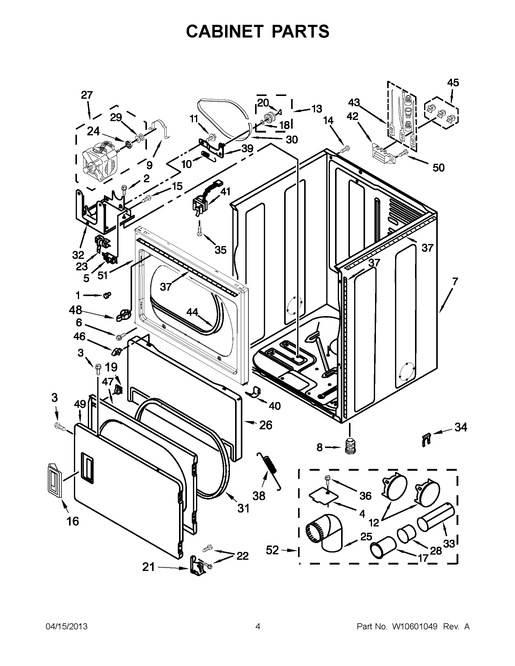 02 - CABINET PARTS