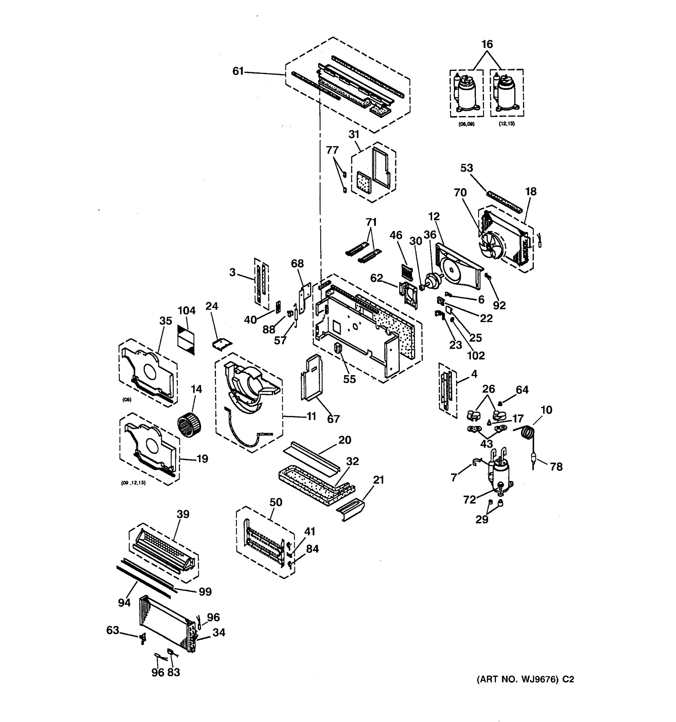 MOTOR, COMPRESSOR & SYSTEM COMPONENTS