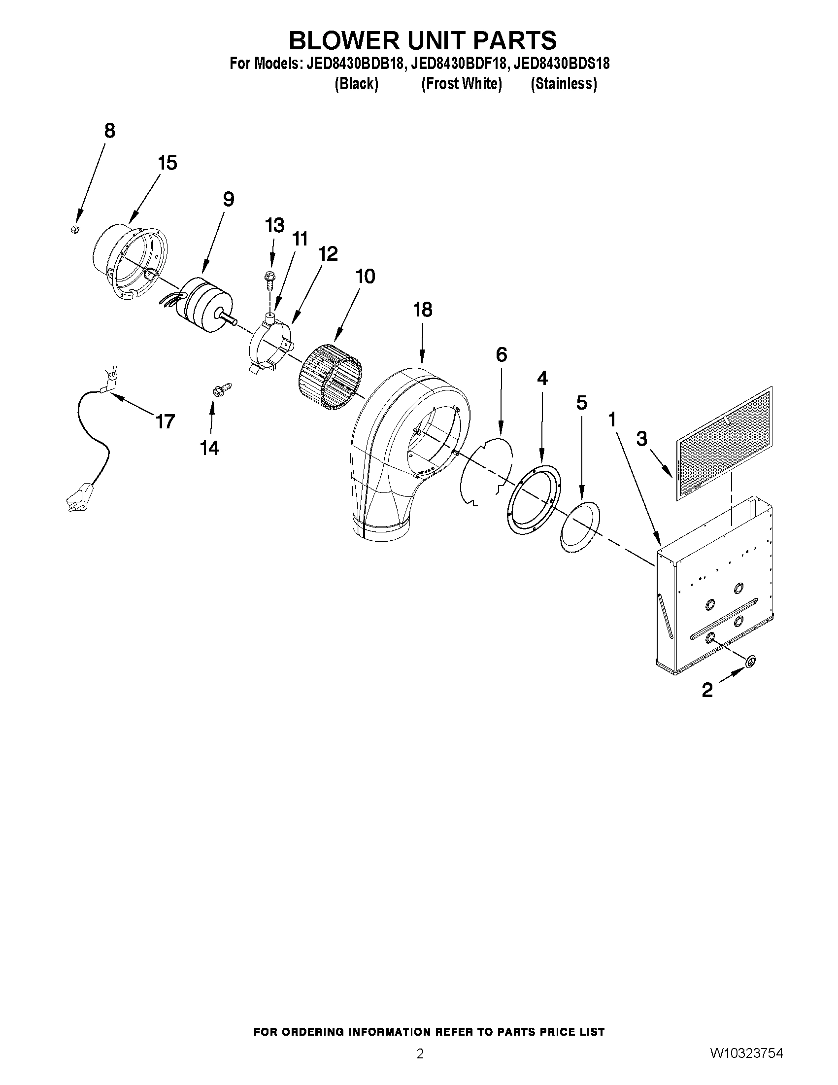 02 - BLOWER UNIT PARTS