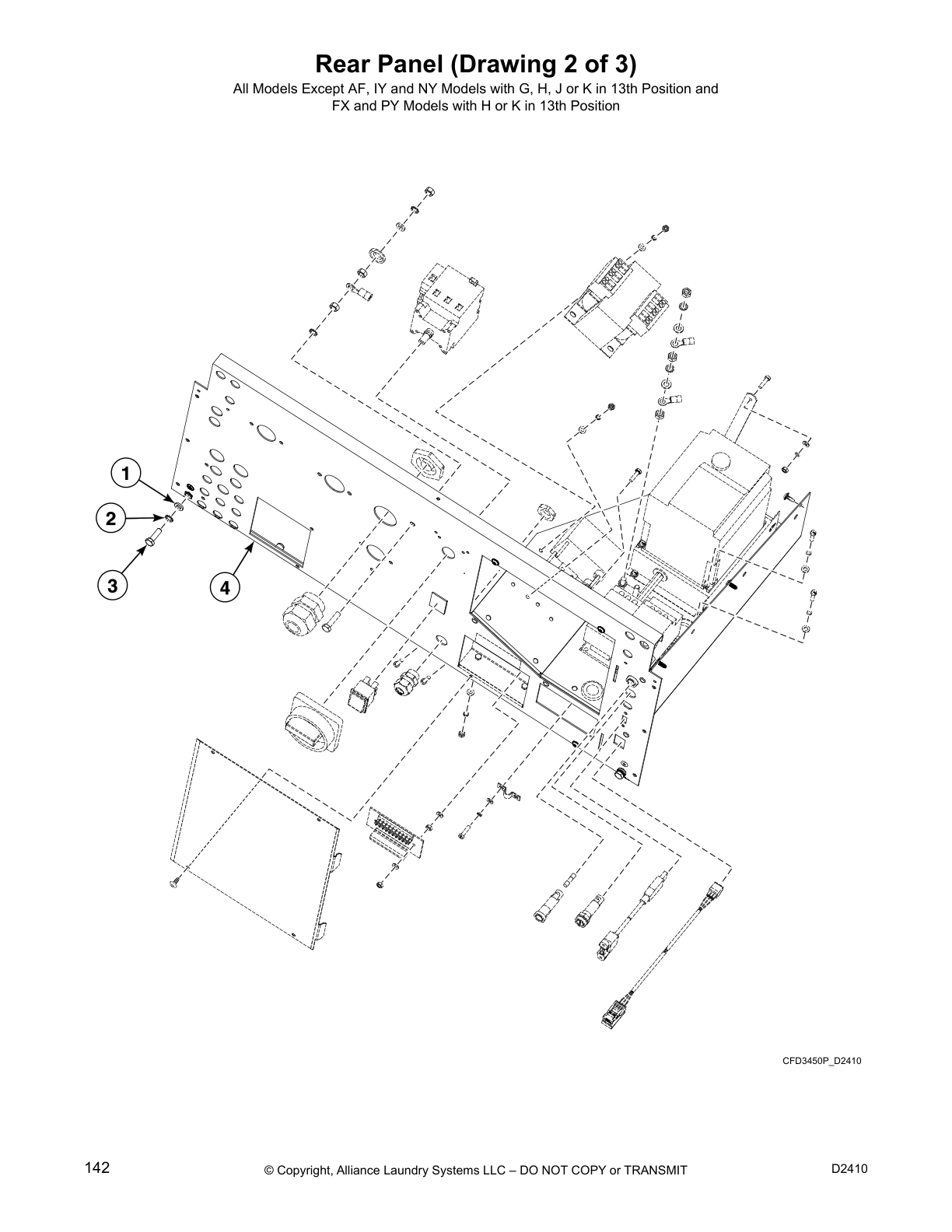 Rear Panel (Drawing 2 of 3)