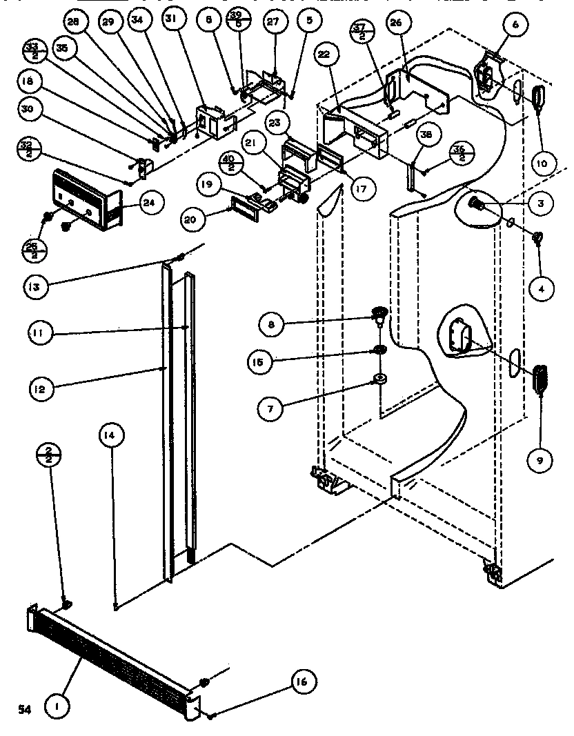 02 - CONTROLS & CABINET (REF/FRZ)
