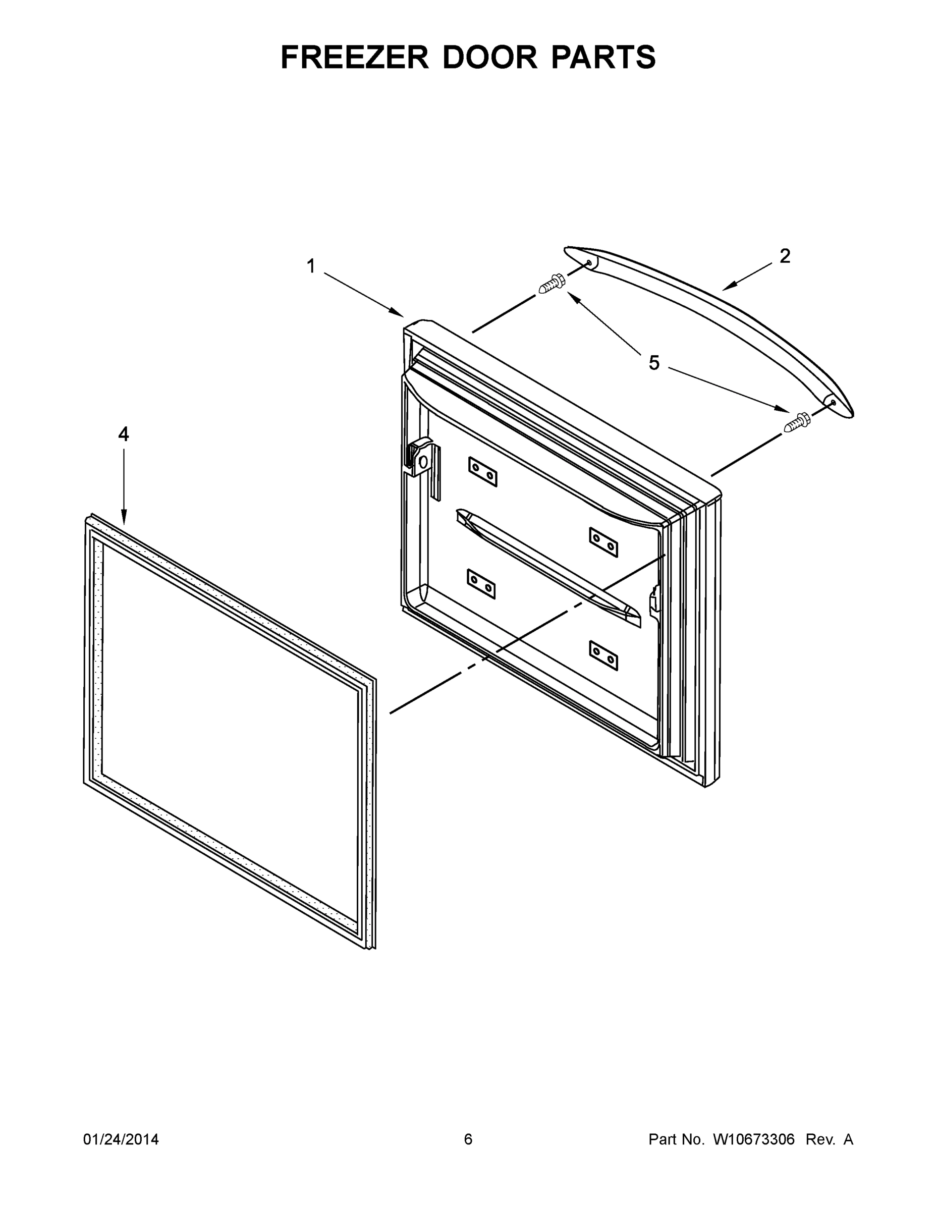 04 - FREEZER DOOR PARTS