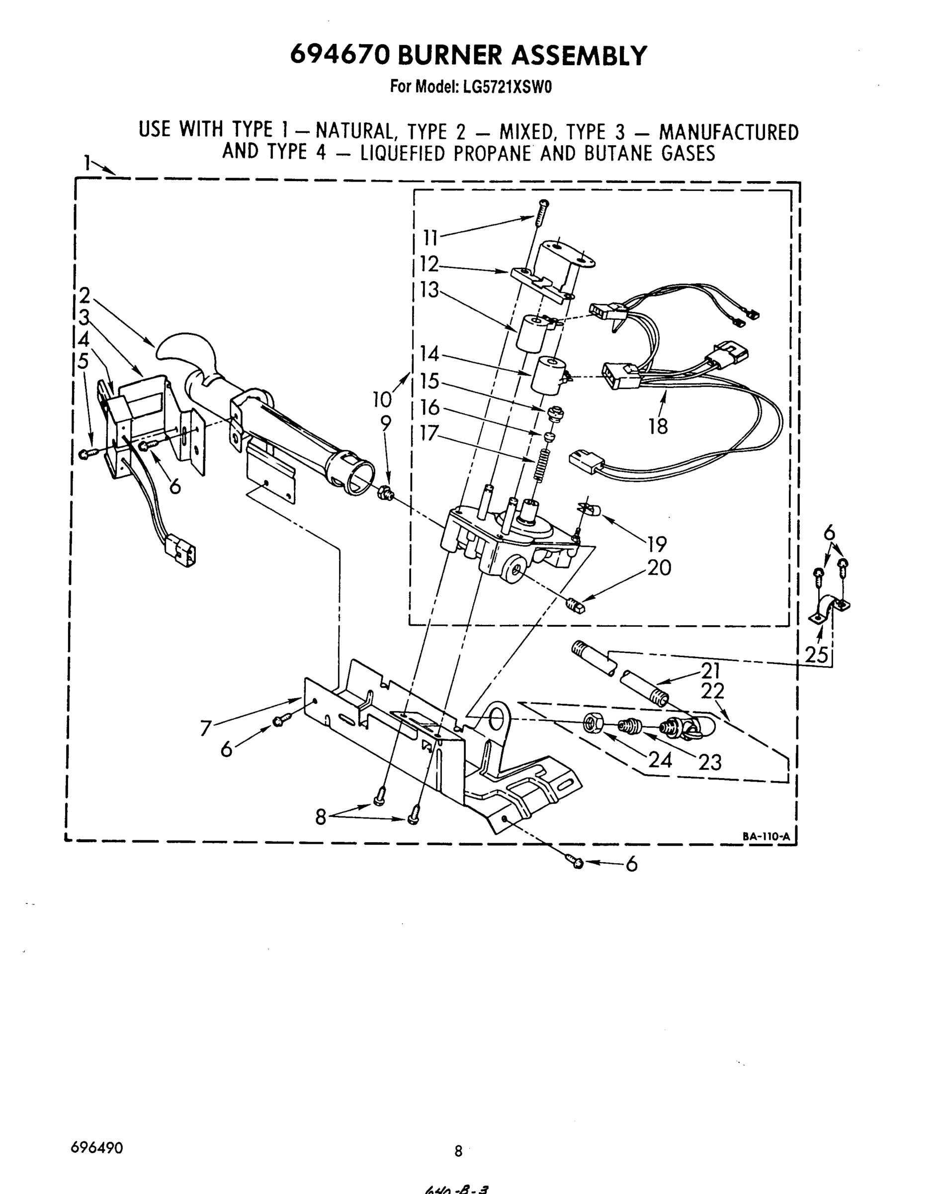 05 - 694670 BURNER