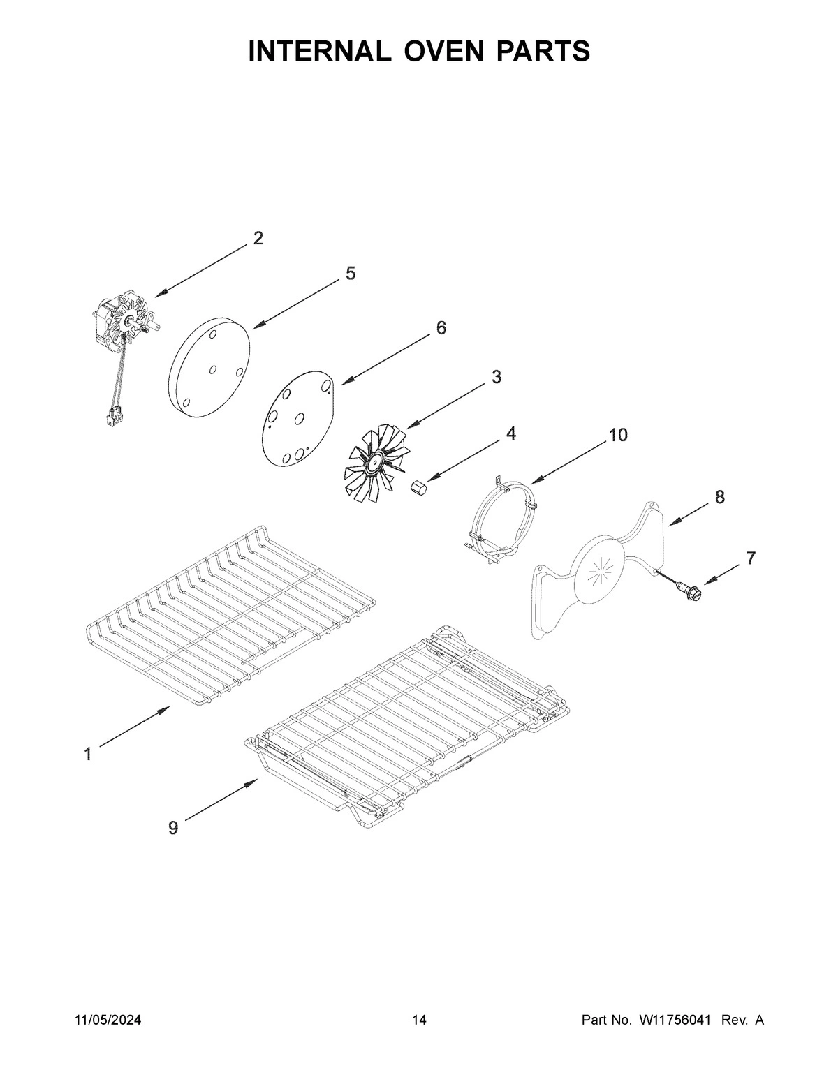 08 - INTERNAL OVEN PARTS