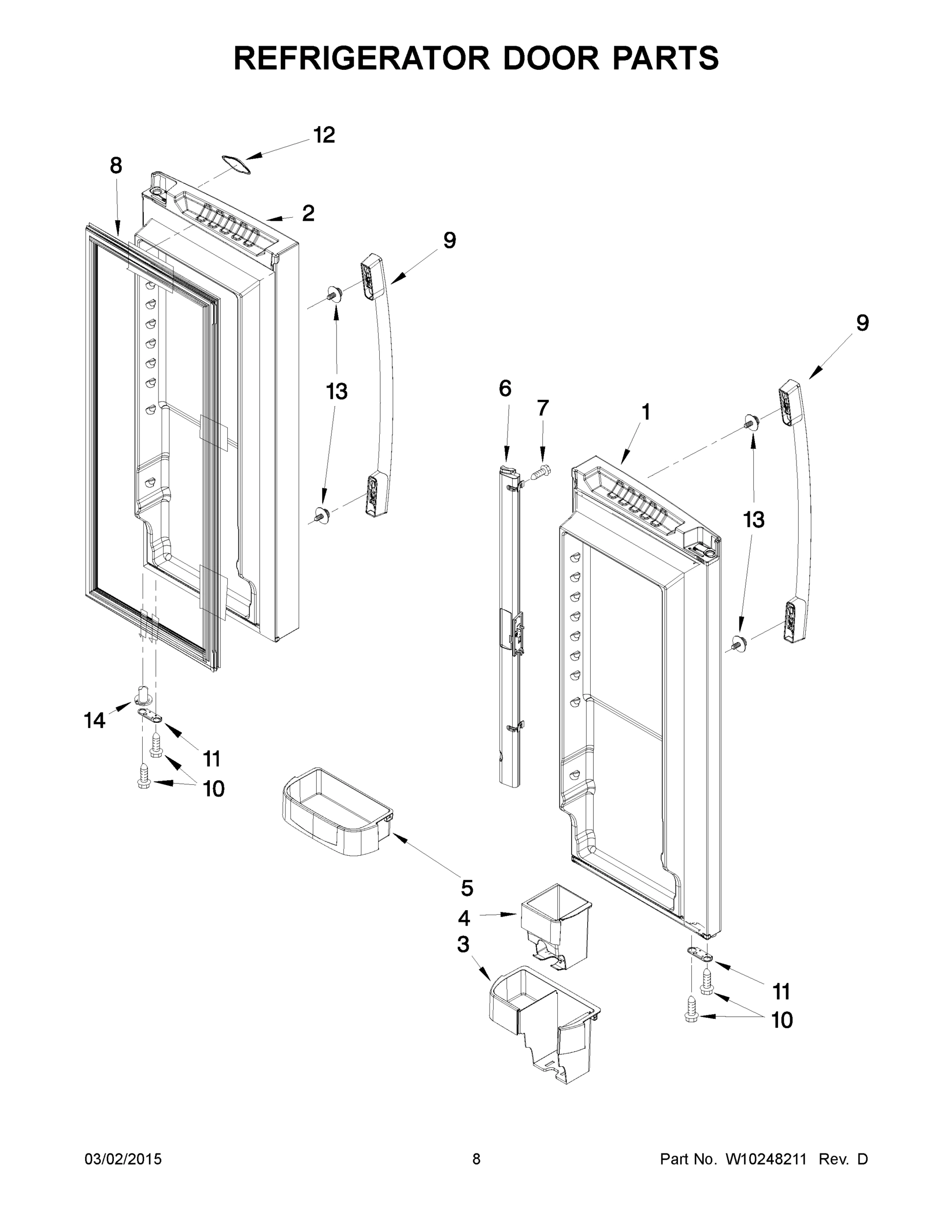 05 - REFRIGERATOR DOOR PARTS