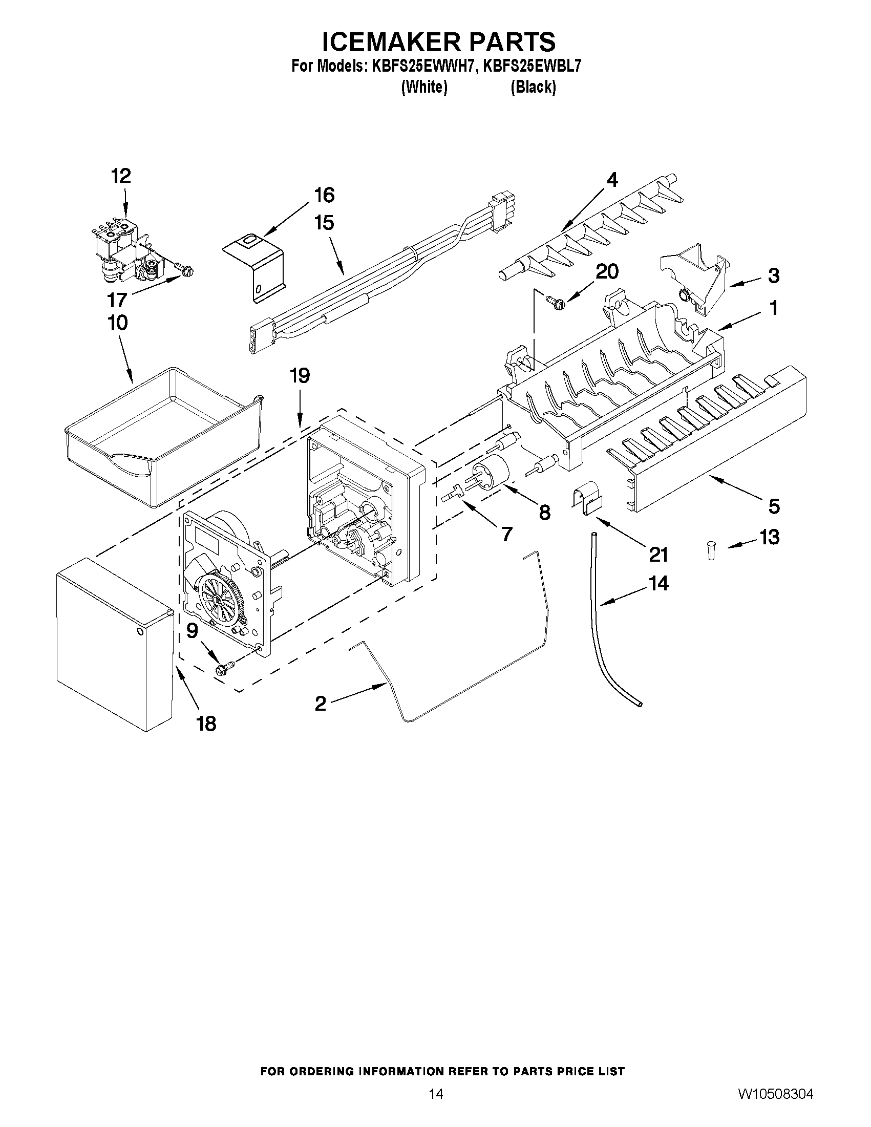 08 - ICEMAKER PARTS