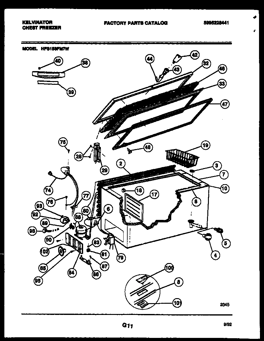 02 - CHEST FREEZER PARTS