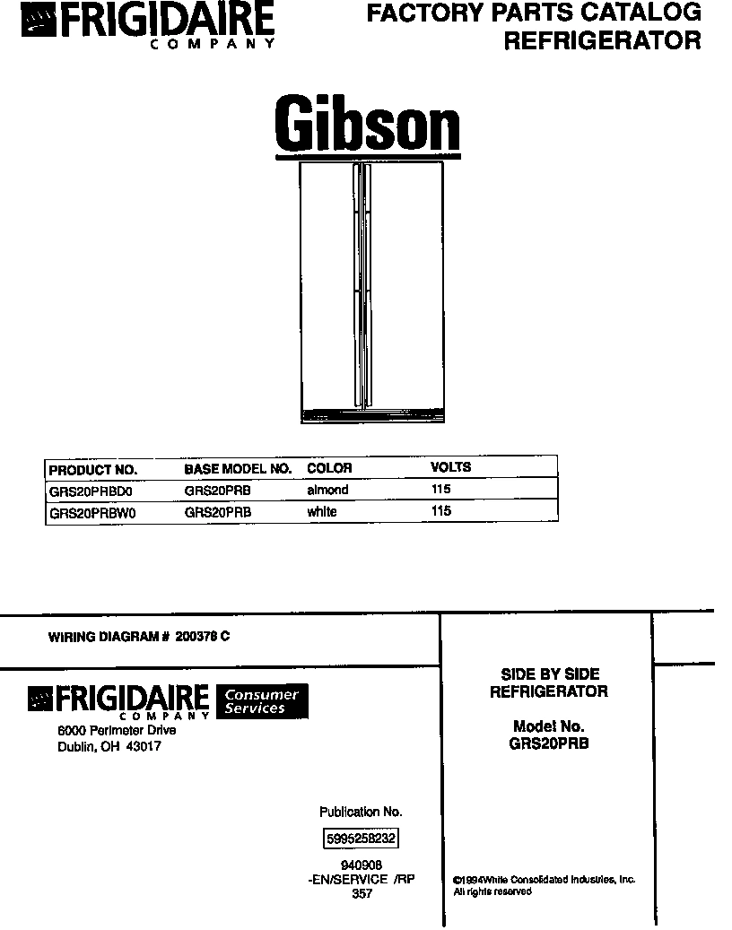 01 - SIDE BY SIDE REFRIGERATOR