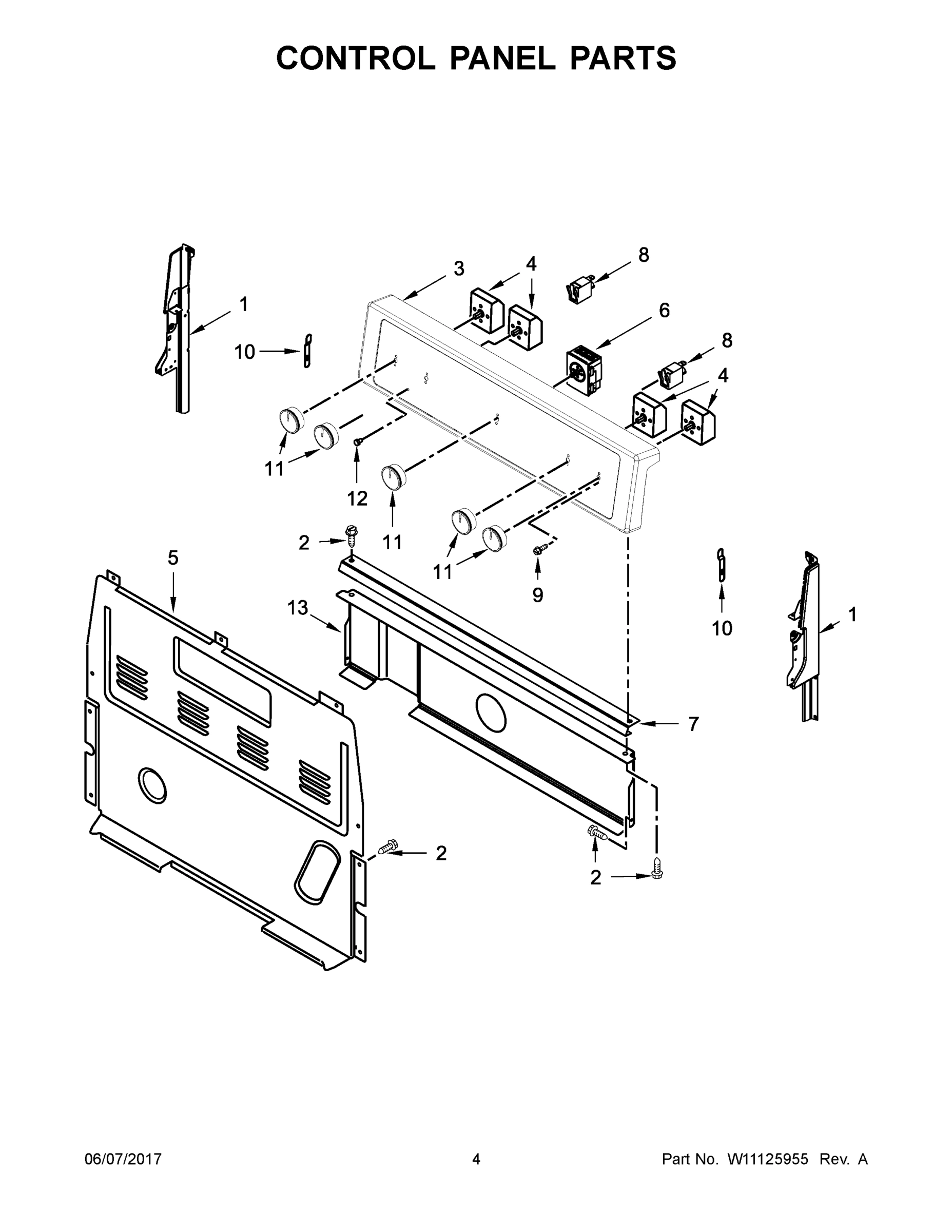 03 - CONTROL PANEL PARTS