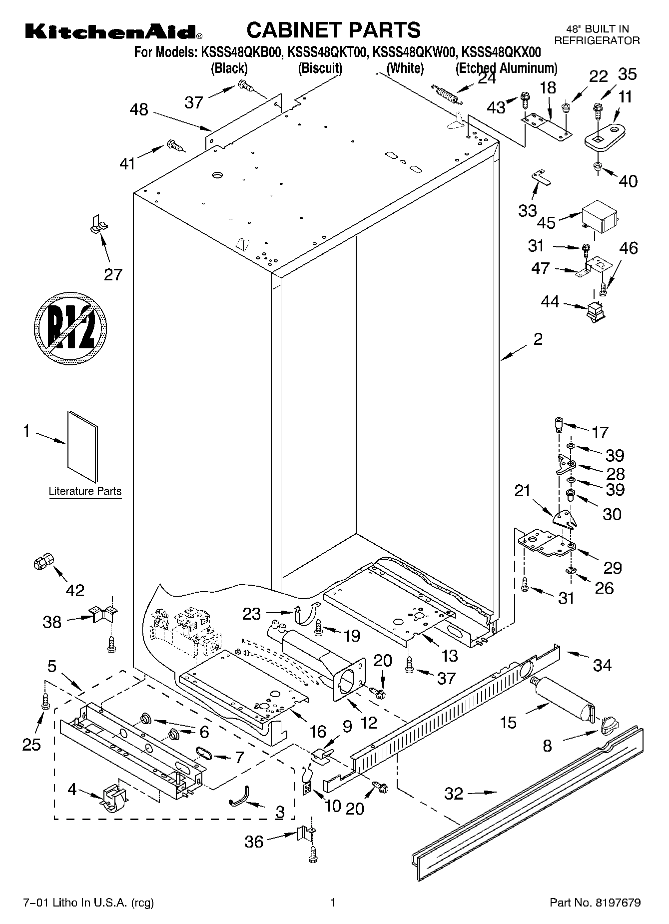 01 - CABINET, LITERATURE