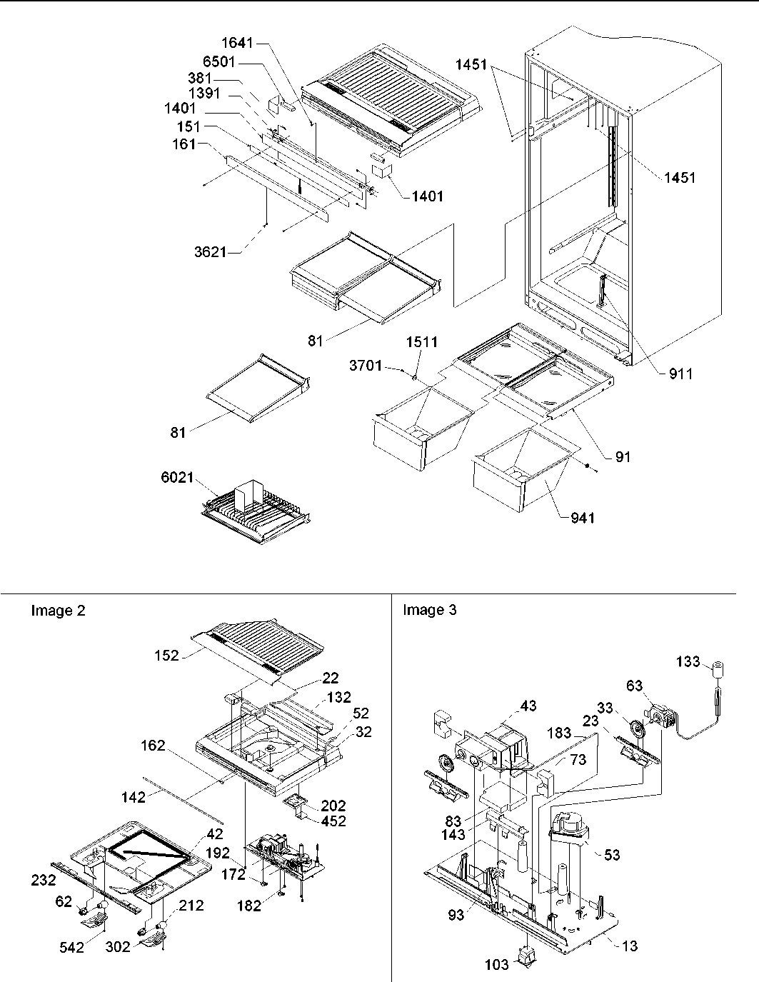 07 - Interior Cabinets & Drain Block Assy